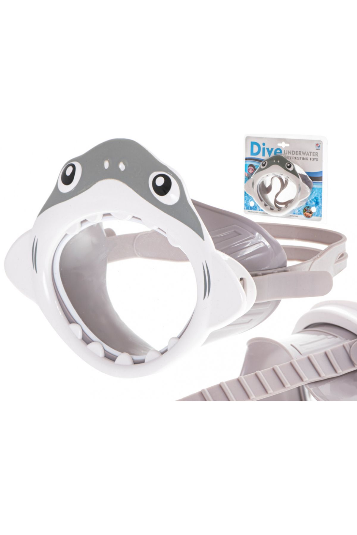 Ikonka-Shark diving mask for children 7