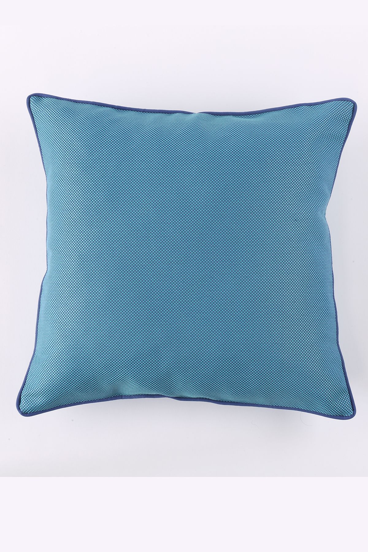 PS FABRIC Mavi Outdoor Kırlent Kılıfı – 45x45 cm Su İtici, Solmaz Kumaş