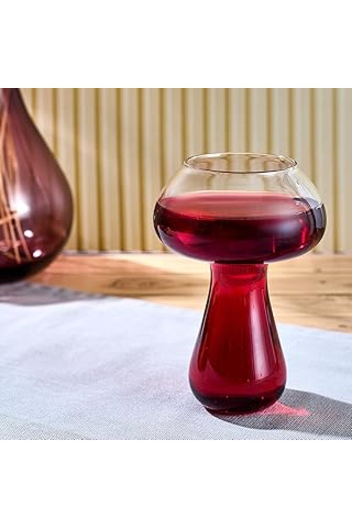 Mu Art Ahşap Funghi Kokteyl Bardak 300 Ml