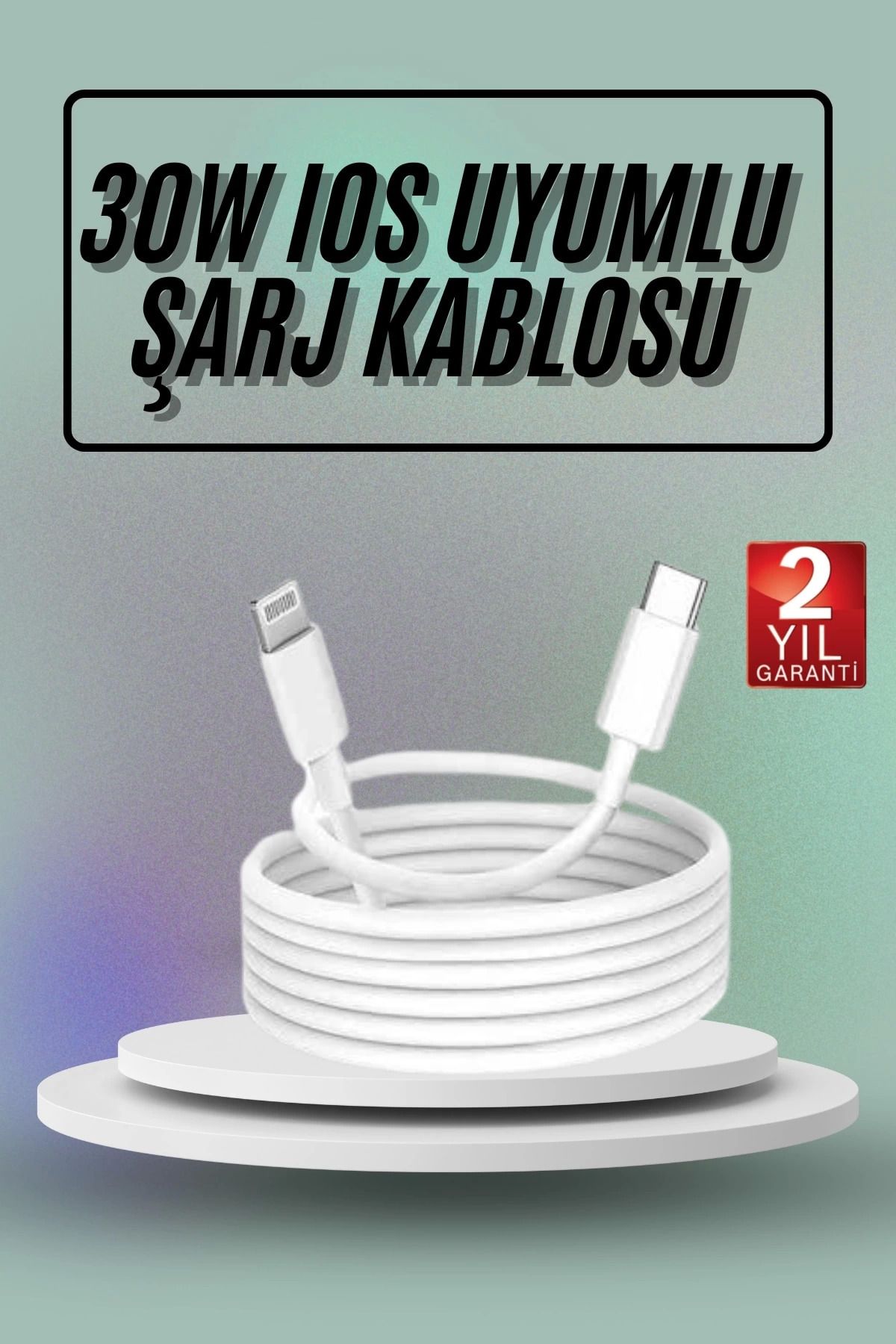 Modafiks İOS Uyumlu 8 X Xs Xr 11 12 13 14/Pro Max Mini Plus Şarj Kablosu