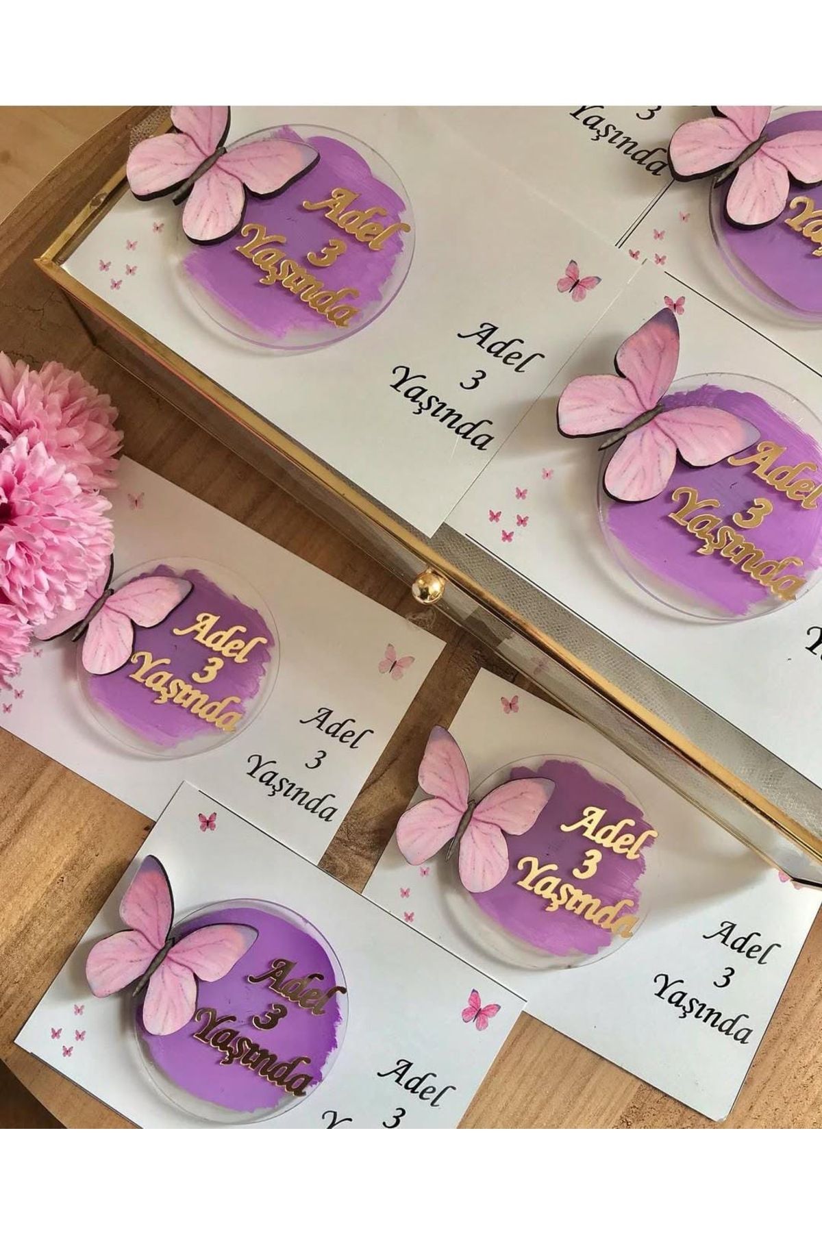 rüyaevitasarım BEBEK HEDİYELİK DOĞUM DOĞUM GÜNÜ SÜNNET NİŞAN SÖZ BABY SLOWER KINA DÜĞÜN MAGNET 20 ADET