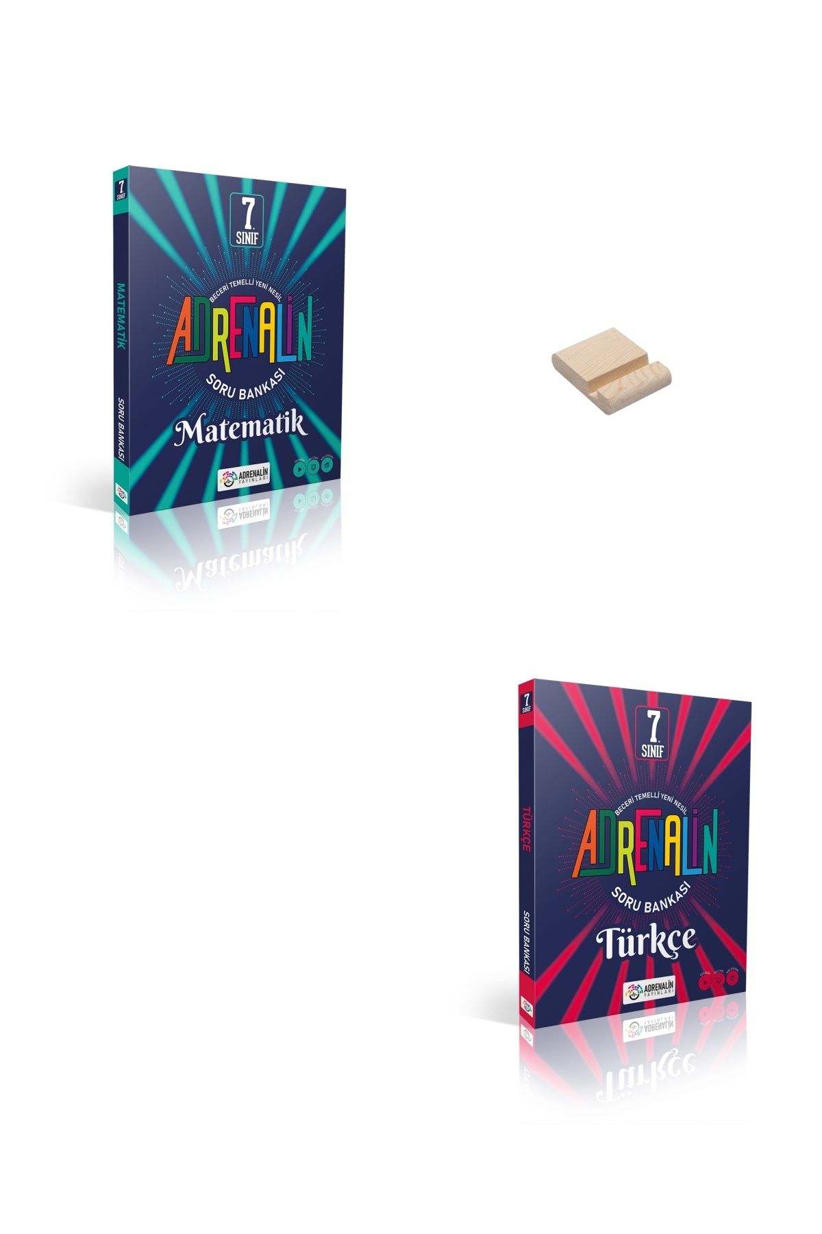 Adrenalin Yayınları 7. Sınıf Matematik ve Türkçe Soru Bankası