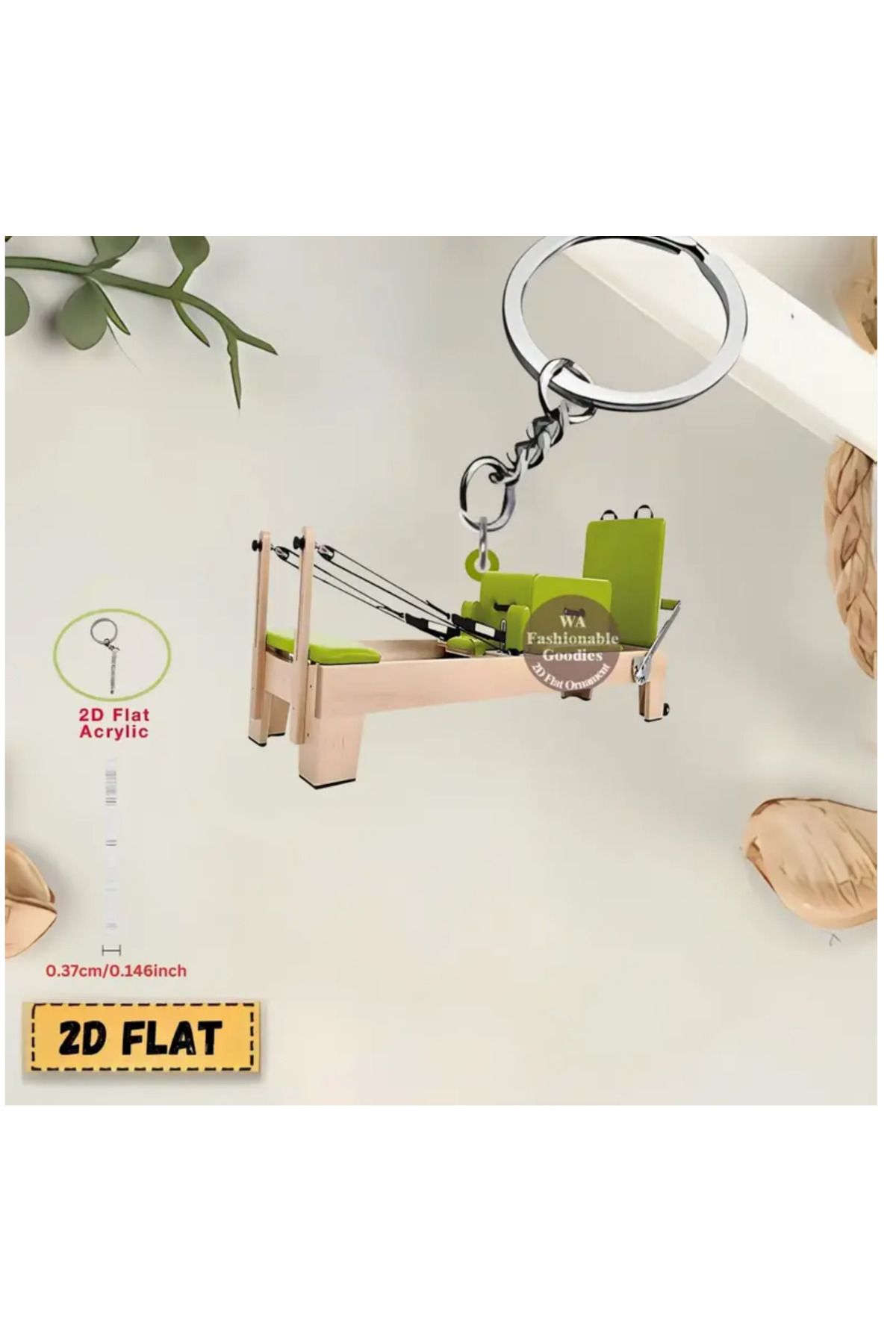 ŞAN ART DESİGN PİLATES REFORMER DESEN 2D ANAHTARLIK