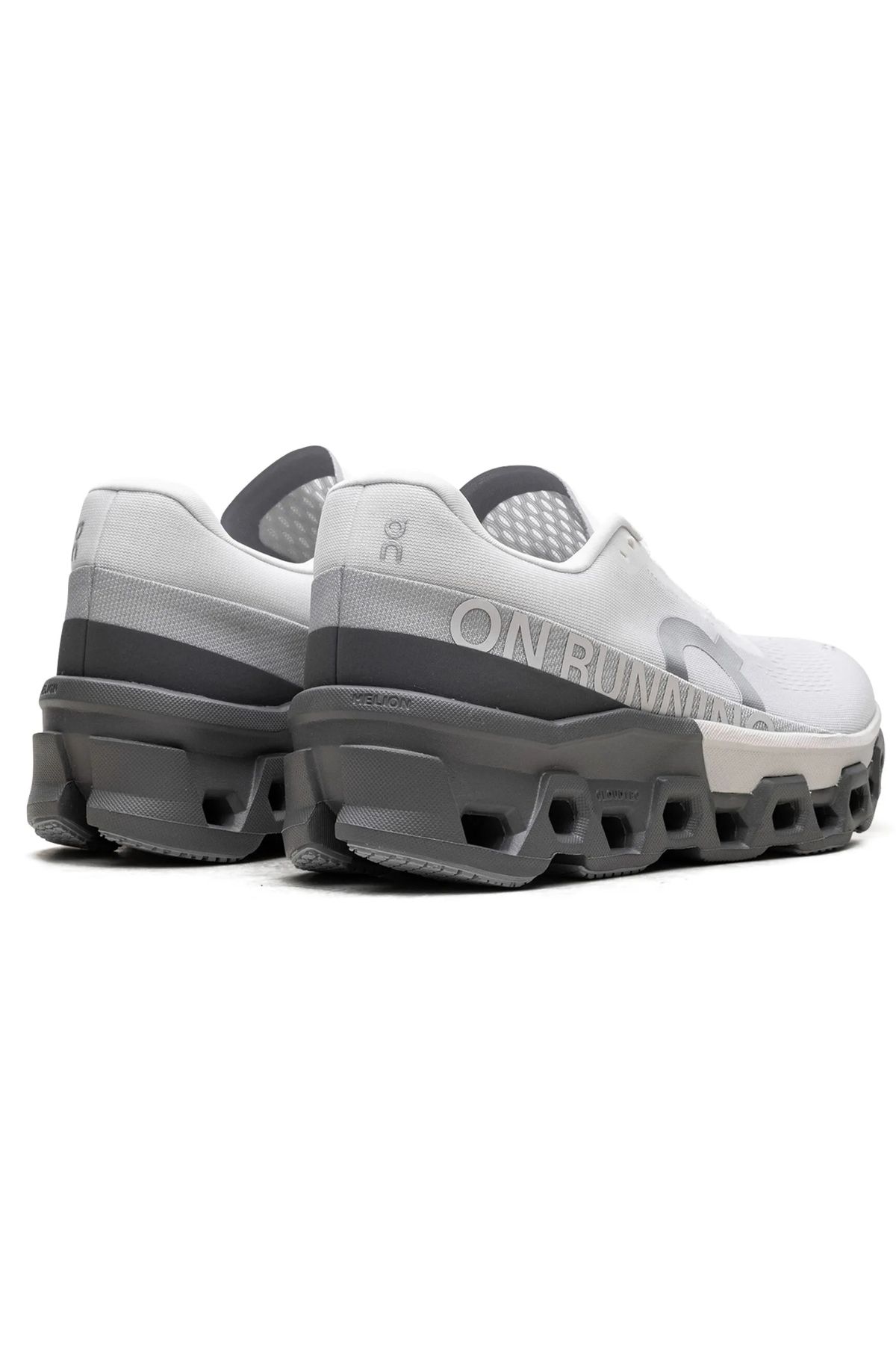 ON-Cloudmonster 2 Sneakers – Frost/Rock Colorway with Max Cushion and Responsive Ride 3