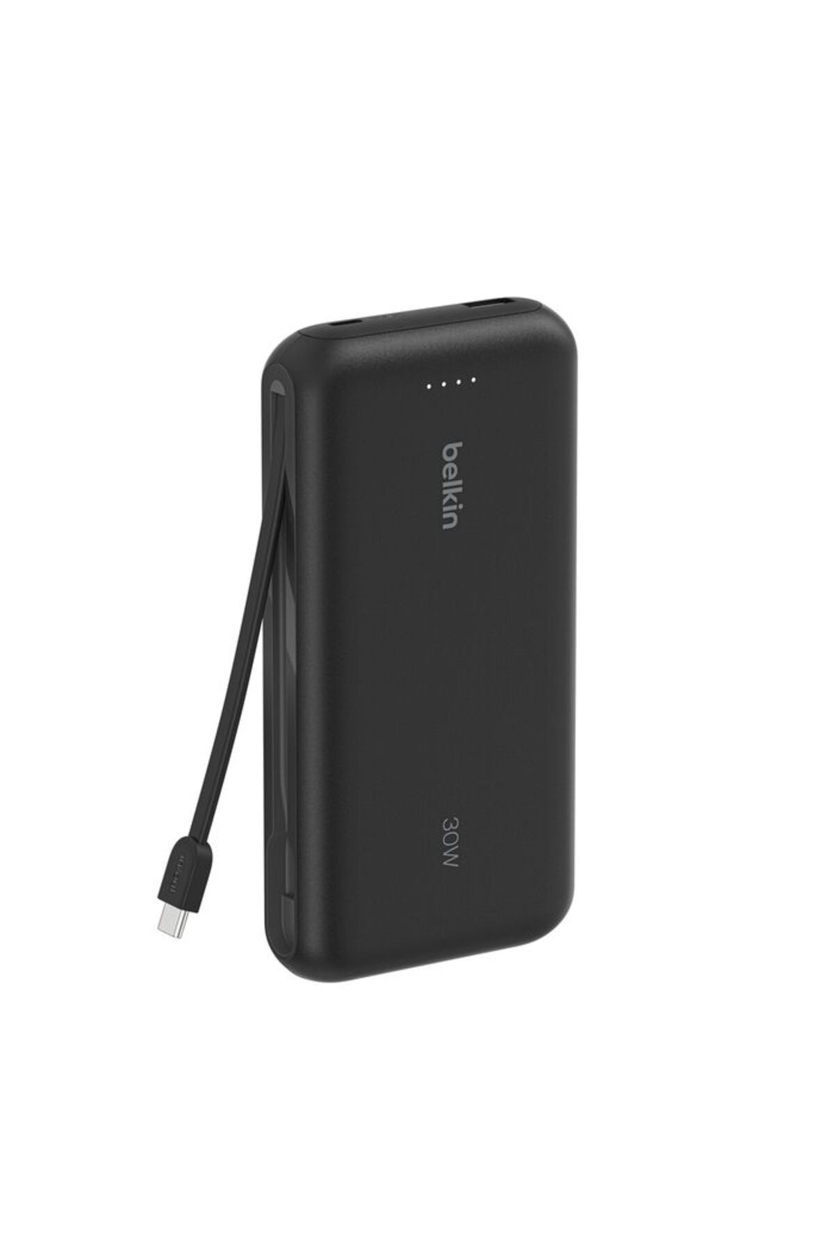 Belkin BPB024 BoostCharge 20K 30W Entegre USB-C Kablolu Powerbank - Siyah