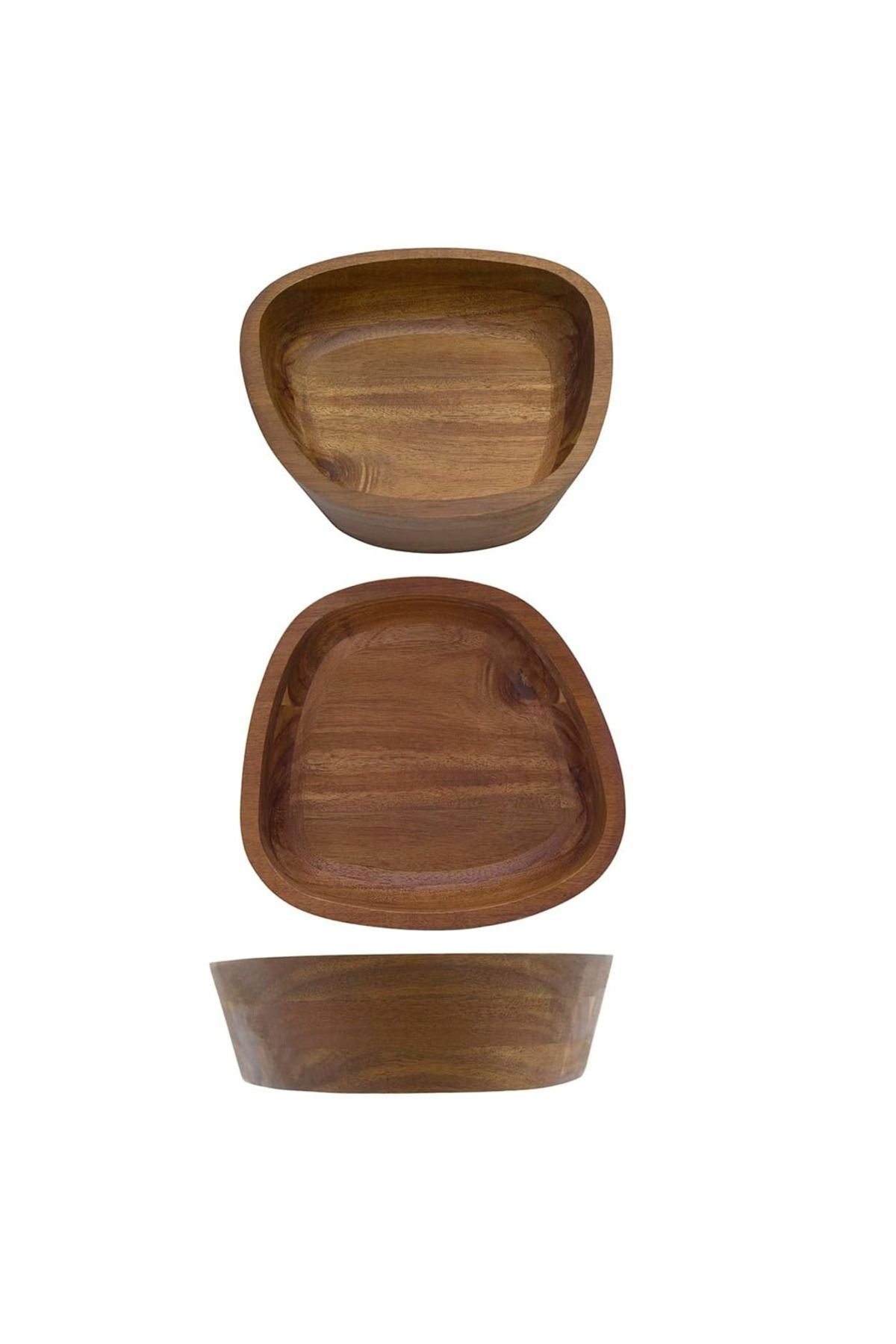 Porland Ahşap Kase 20cm Tekli