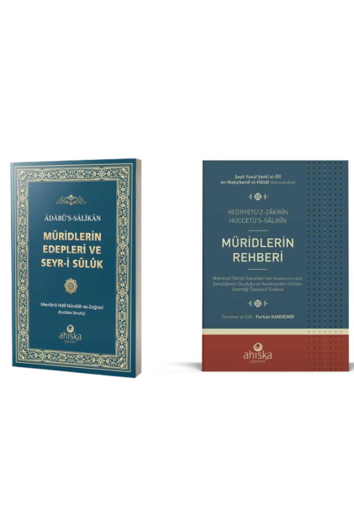 Ahıska Yayınevi Müridlerin Edepleri ve Seyri Sülük & Müridlerin Rehberi 2 kitap