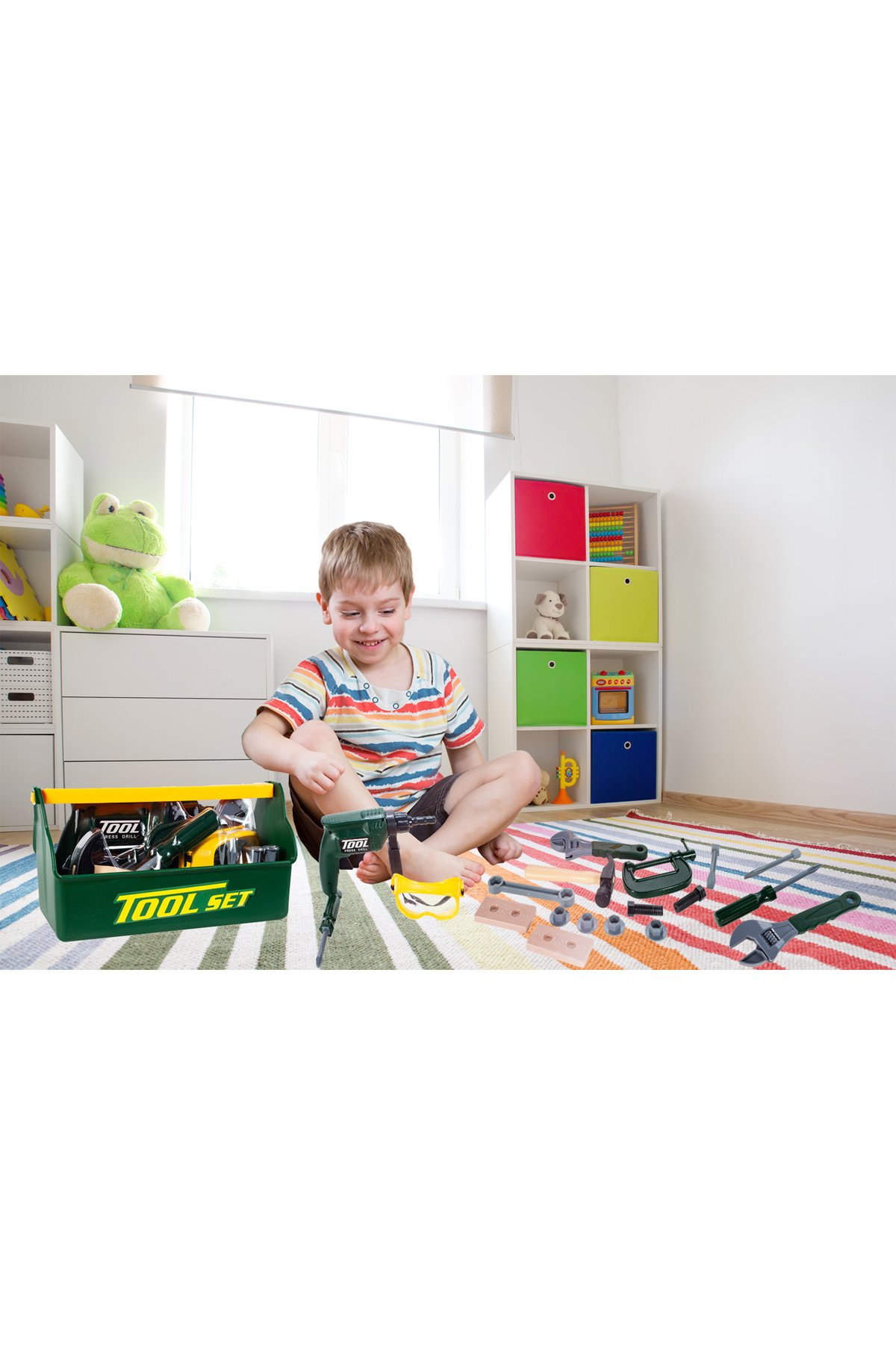 IDL-The Little Workshop Interactive DIY Kit, Accessorized with Symbolic Tools and Tools, Development 2