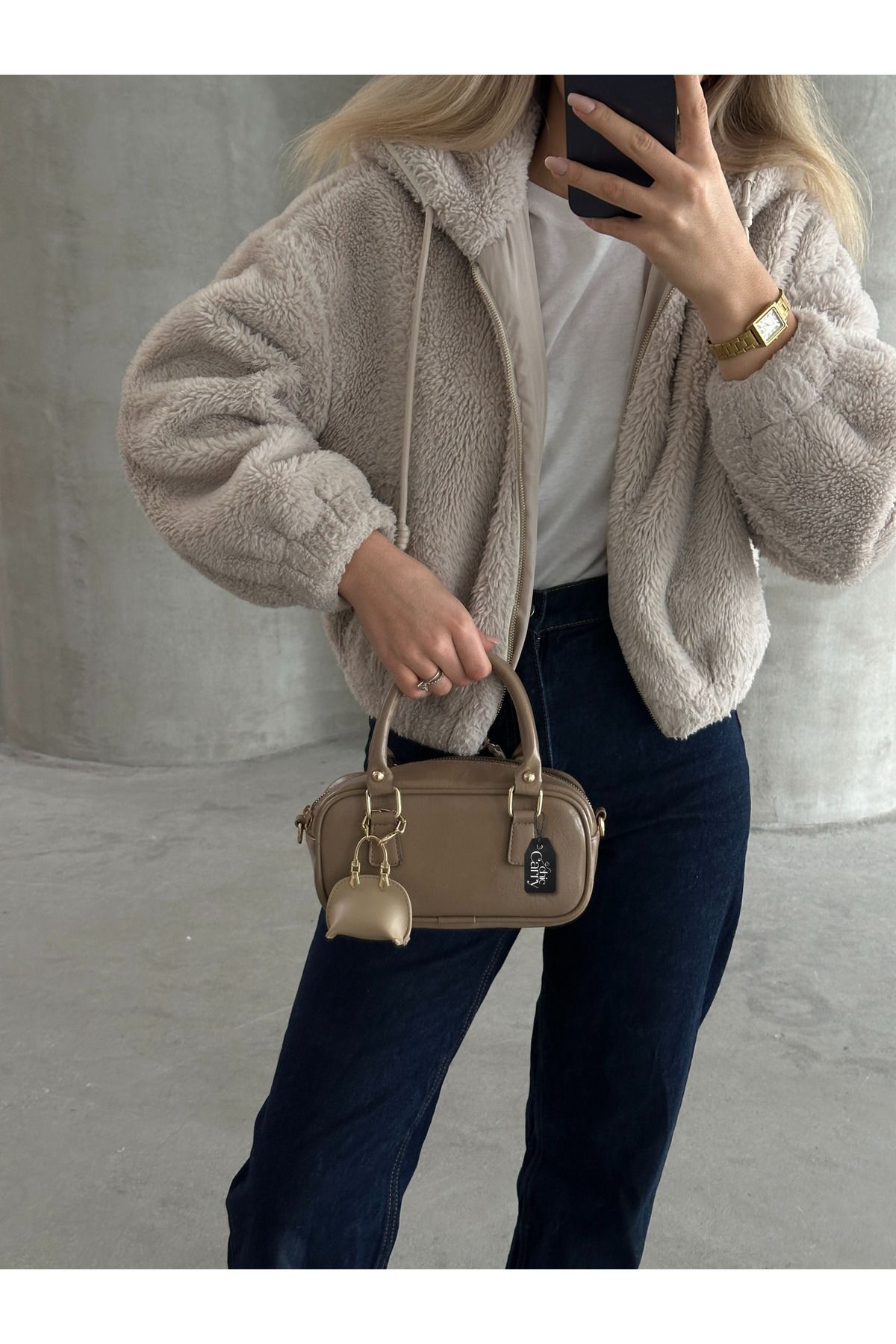 ChicCarry Tonnie Model Charm Hediyeli Kadın El Ve Omuz Çantası