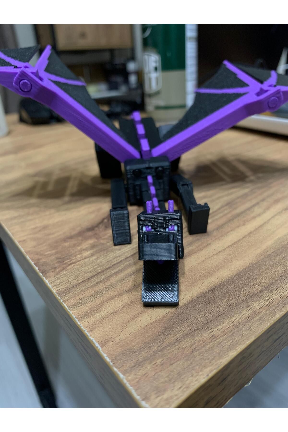 Home Minecraf Ender Dragon - Esnek Ejderha Figürü