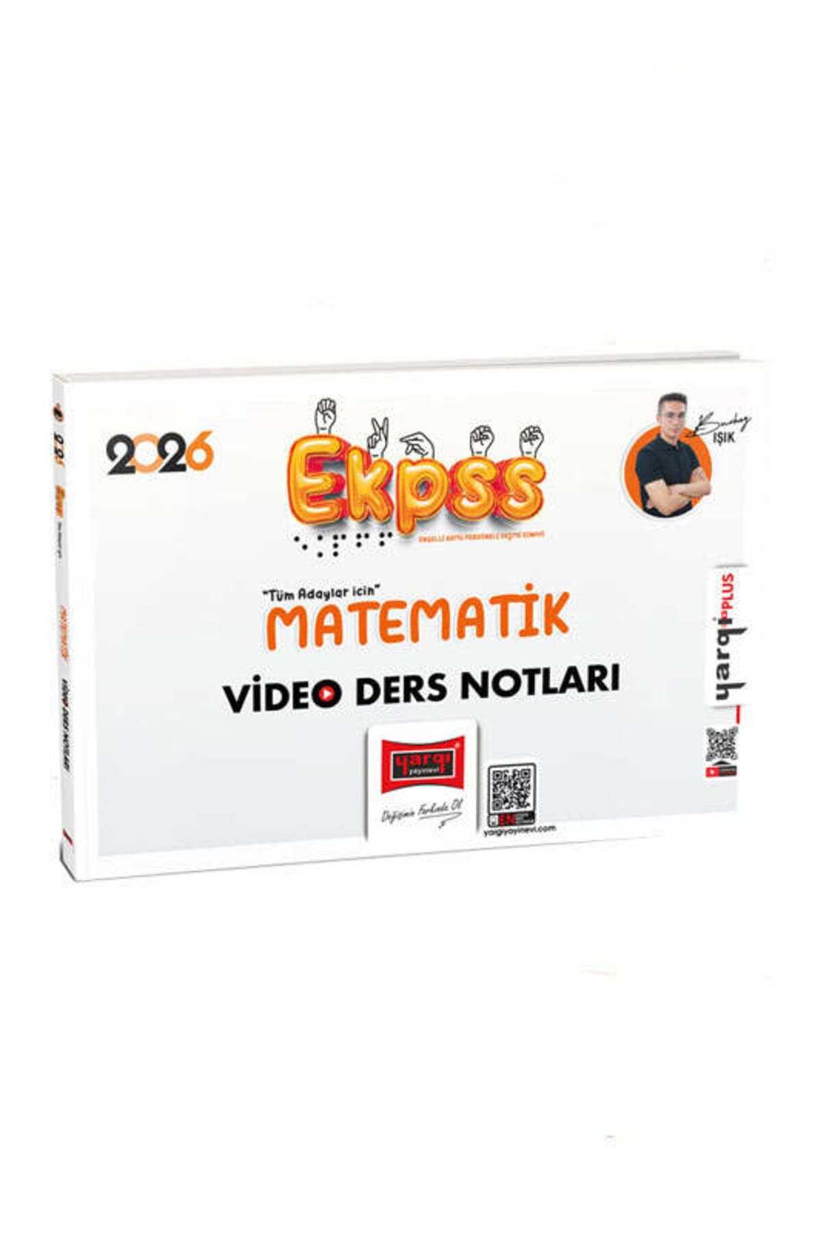 Yargı Yayınları Yargı Yayınları 2026 EKPSS Tüm Adaylar İçin Matematik Video Ders Notları