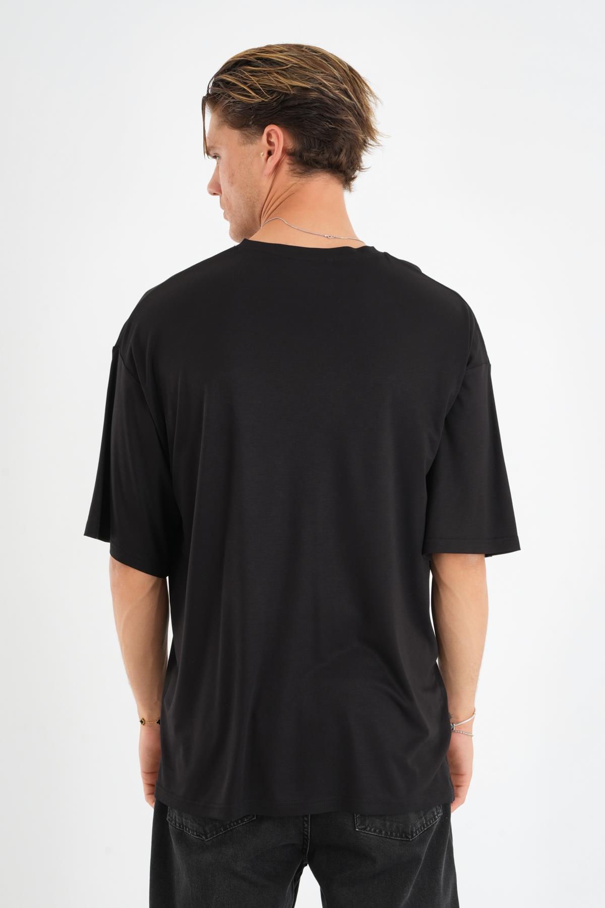 ALEXANDERGARDI V Yaka Oversize T-shirt görsel 6