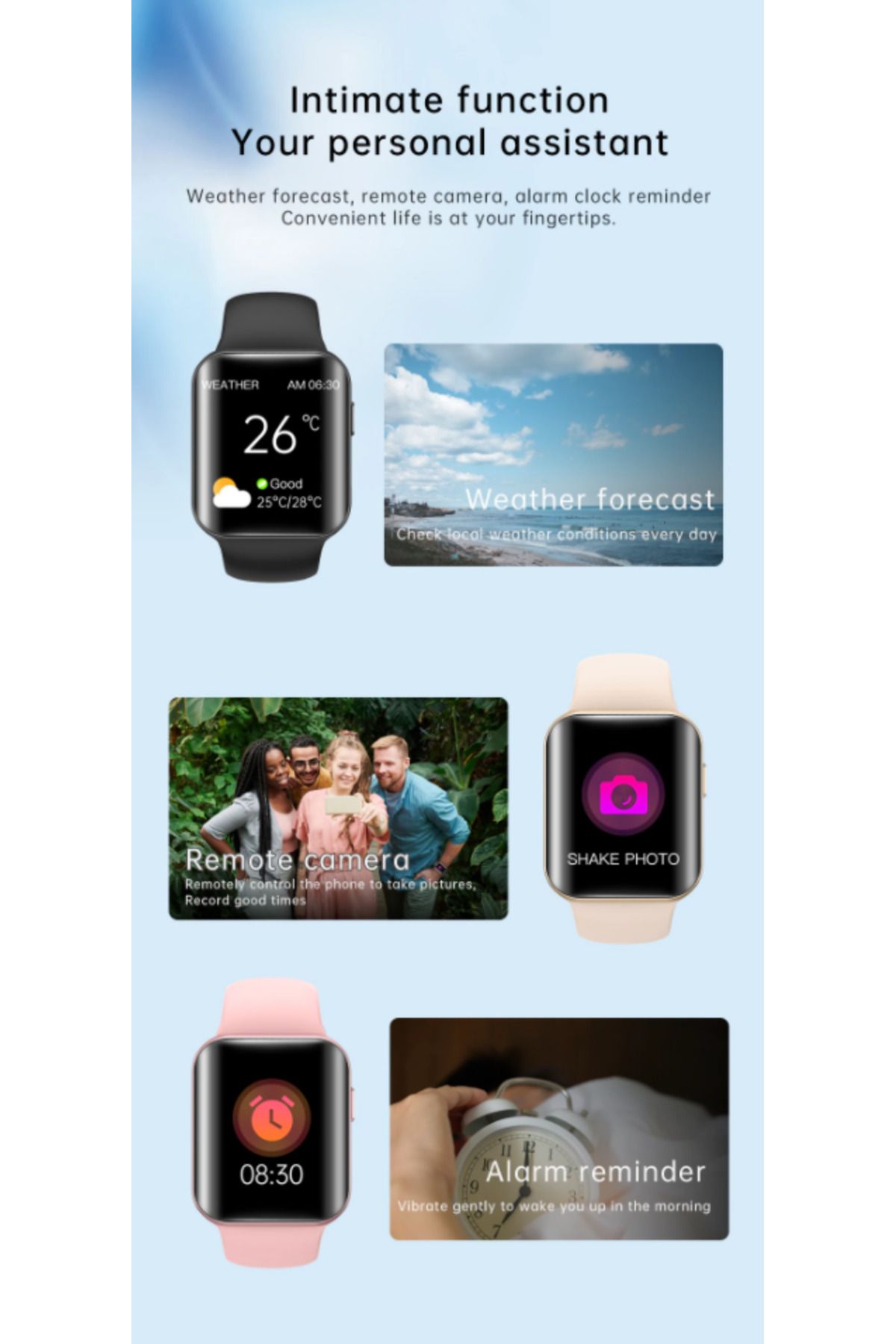 ideal STORE-Ceas Smartwatch Pro Detail idealStore, Ecran Curbat 1.54 inch, Rezistent la Apa, Compatibil iOS si A 5