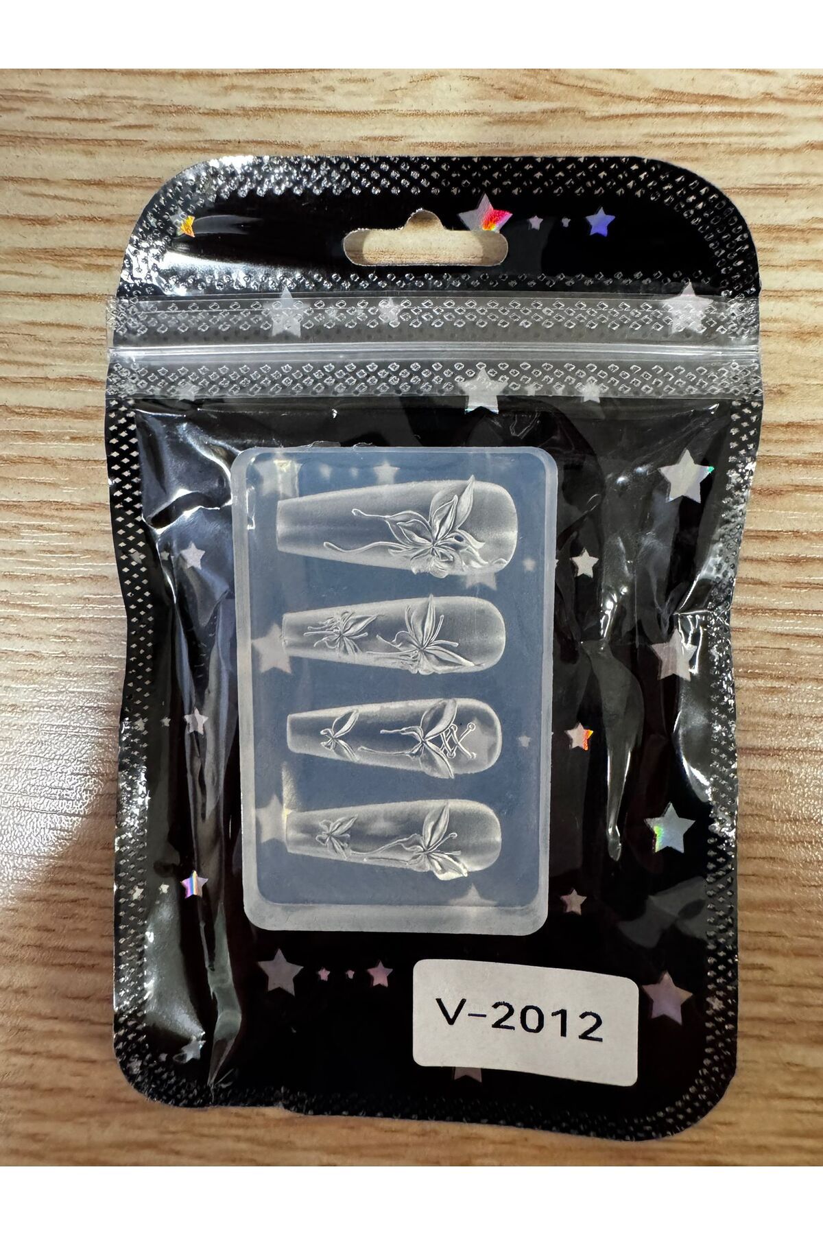 Fontenay Nail Art Desen Kalıbı, Charm Tırnak Süsleme 3D Silikon Kalıp V-2012