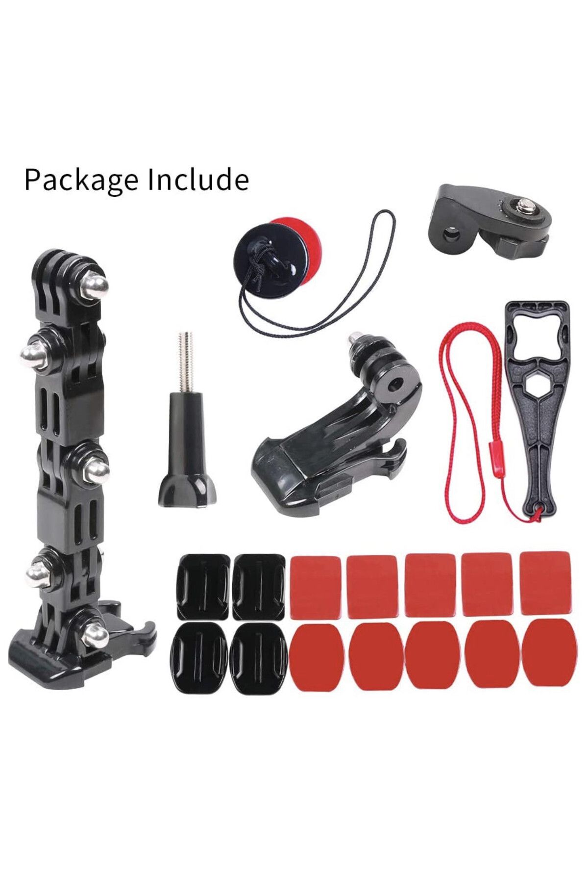 SUREWO-Surewo Camera Mounting Kit for GoPro Hero 13,12,11,10,9,8,7 Session, DJI Action 5 Pro, Insta 360 1