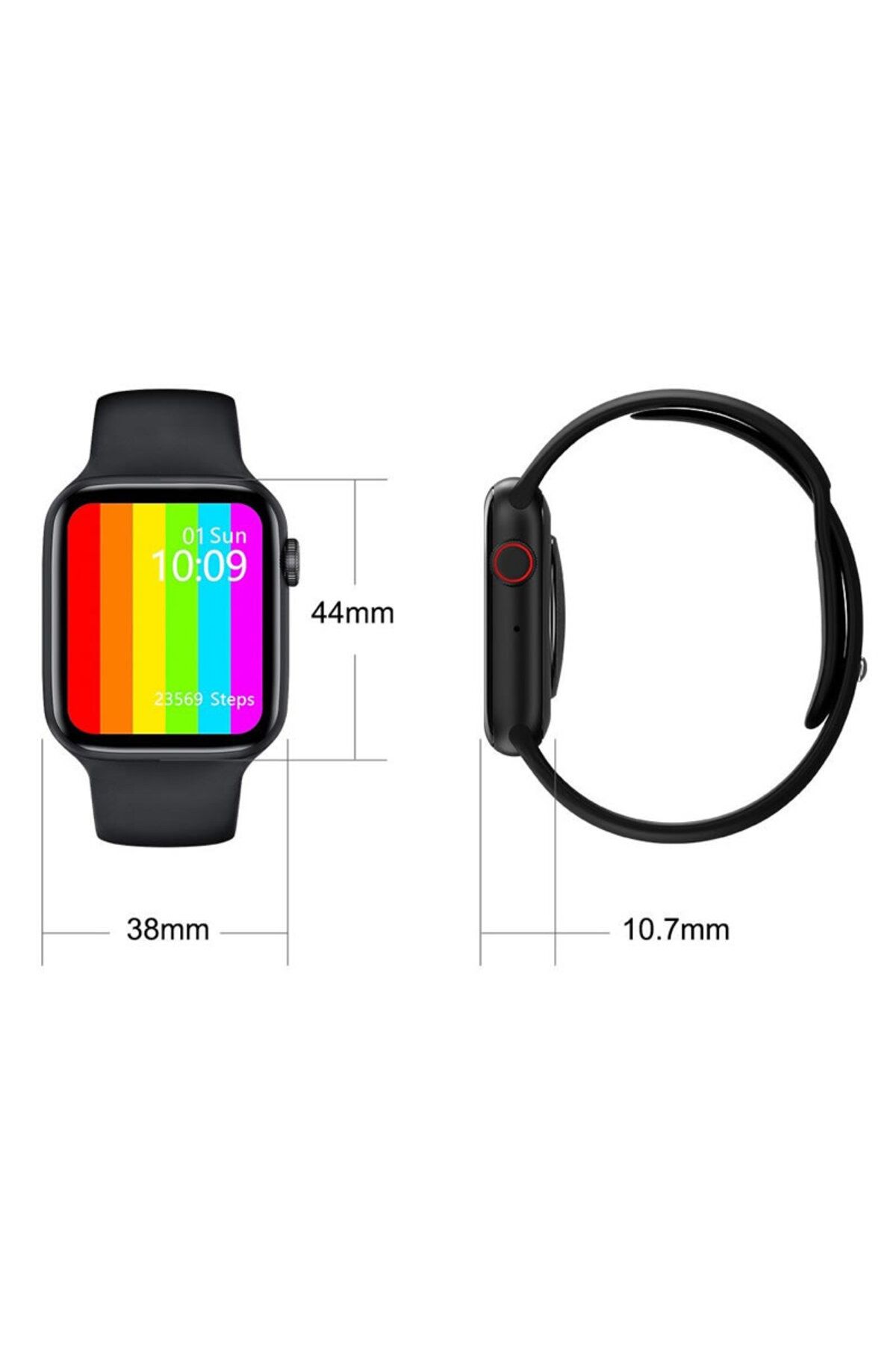 ideal STORE-Ceas SmartWatch Pro W Edittion idealSTORE,Ecran tactil IPS, Monitorizeaza Prognoza meteo, ritmul car 5