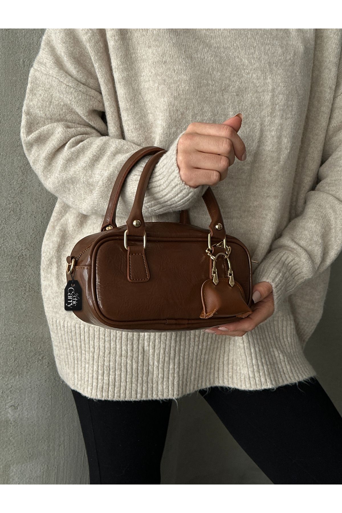 ChicCarry Tonnie Model Charm Hediyeli Kadın El Ve Omuz Çantası