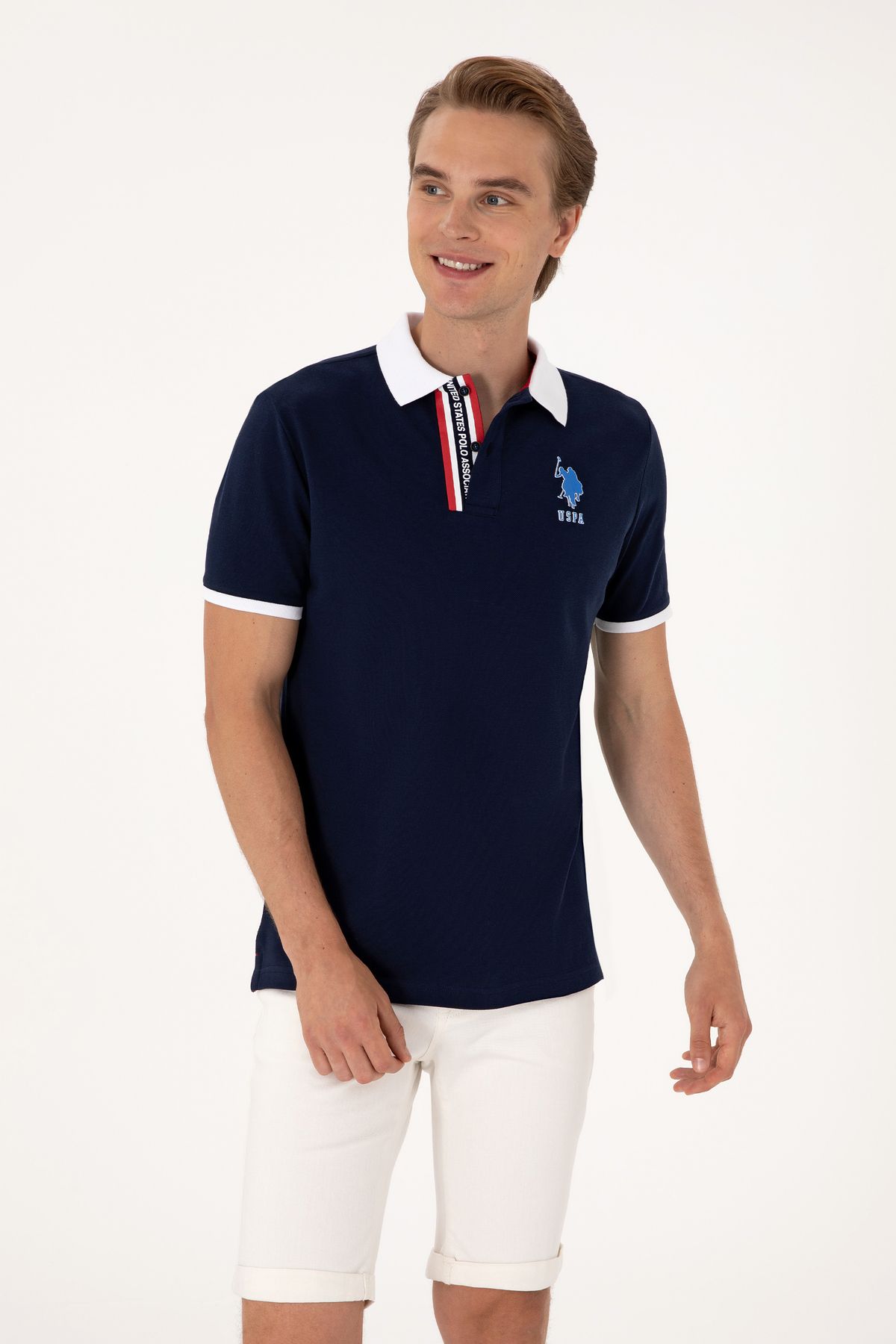 U.S. Polo Assn. Erkek Lacivert Tişört 50307767-VR033