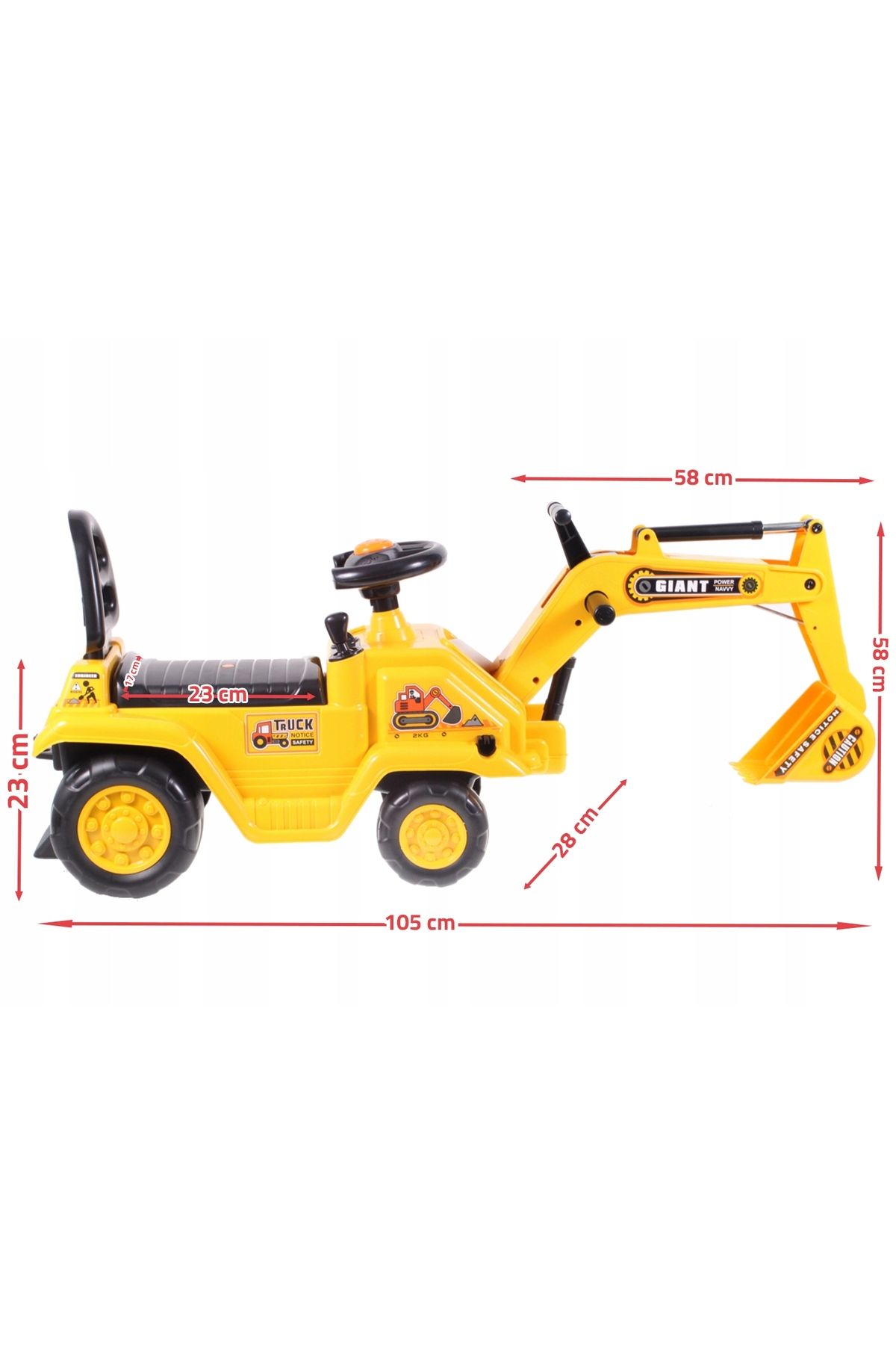 ideal STORE-Masinuta Interactiva 3 in 1 idealSTORE FIRE CONSTRUCT, Echipata cu functie de Excavator si Olita, Ac 9