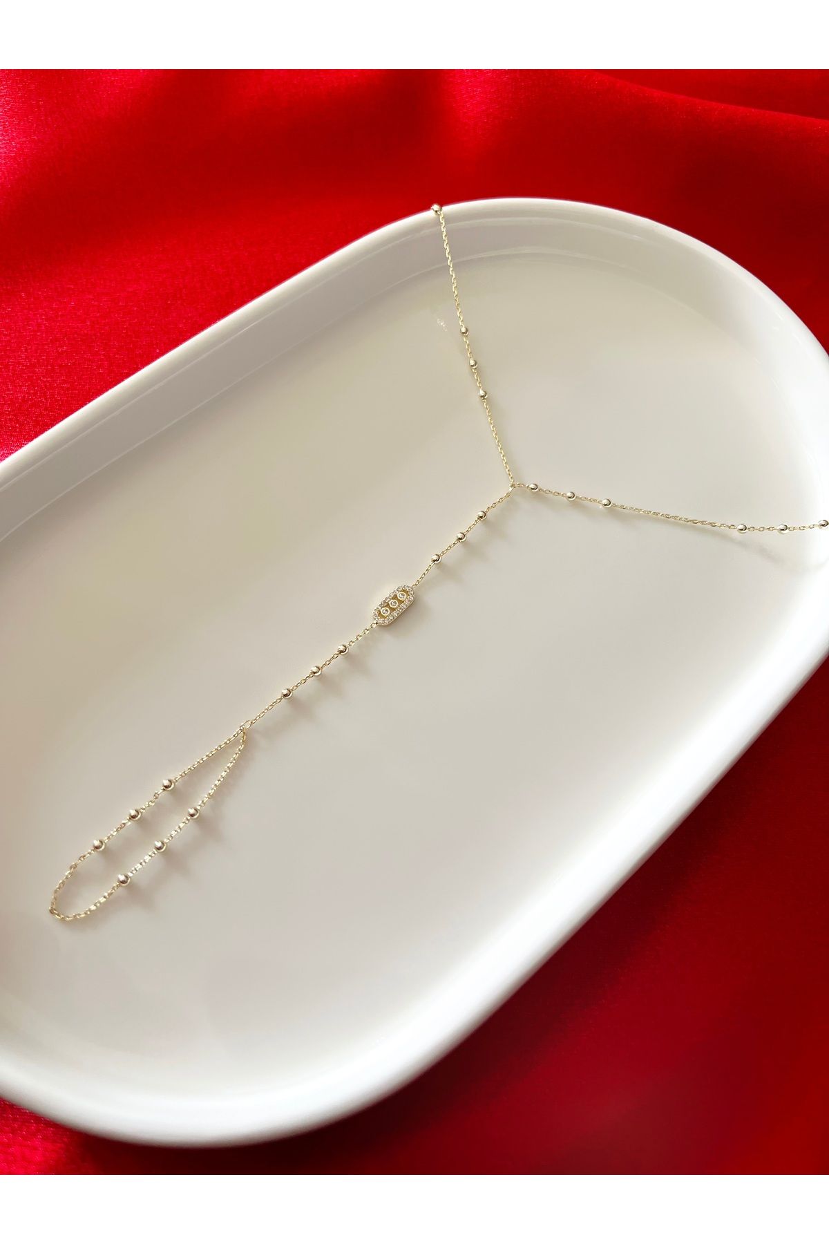 Butik Zirkon Taşlı Lux Çelik Şahmeran