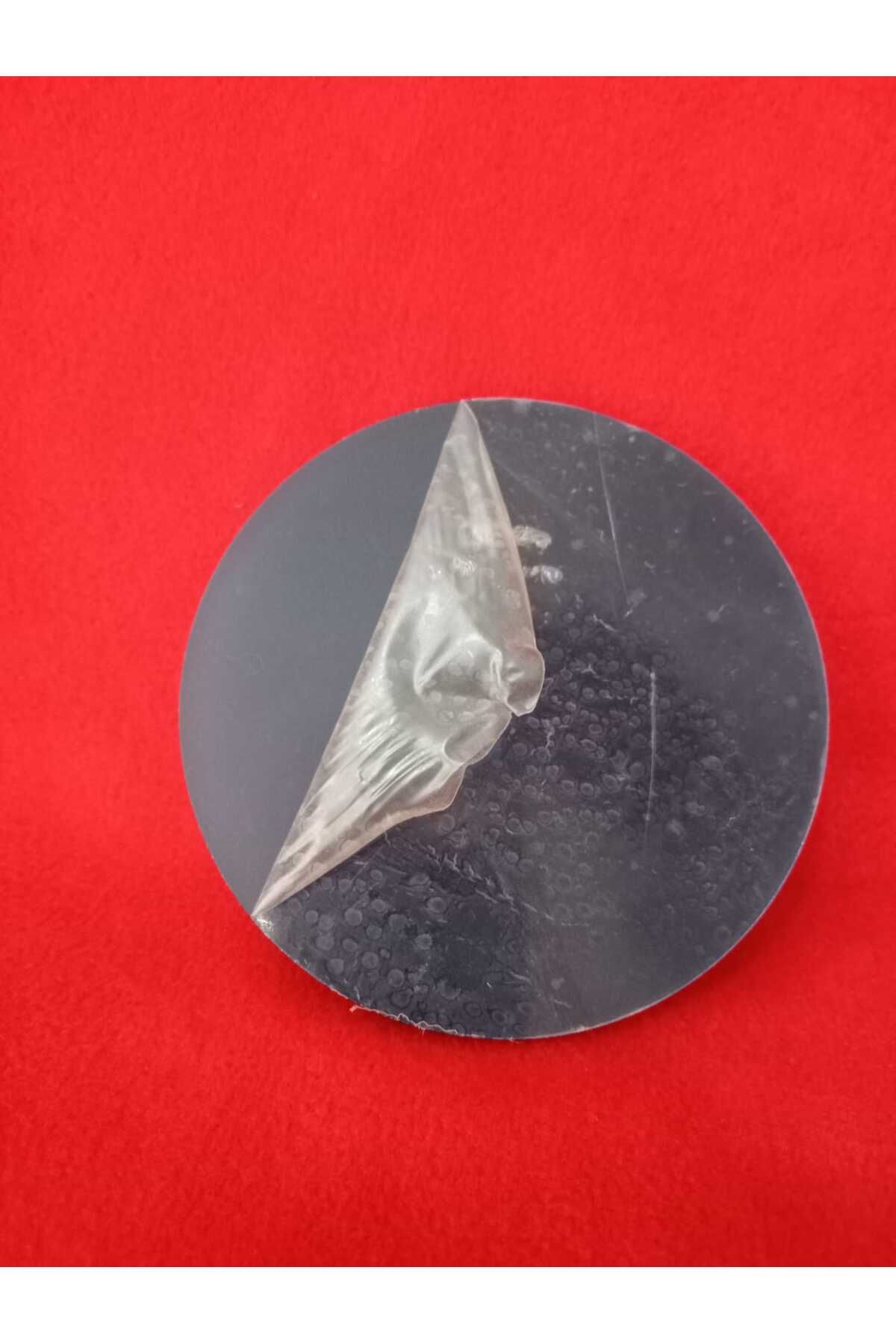 Ecce's Şık Mavi Cam Stil Bardak Altlığı – 10 cm Çap, 5 cm Genişlik