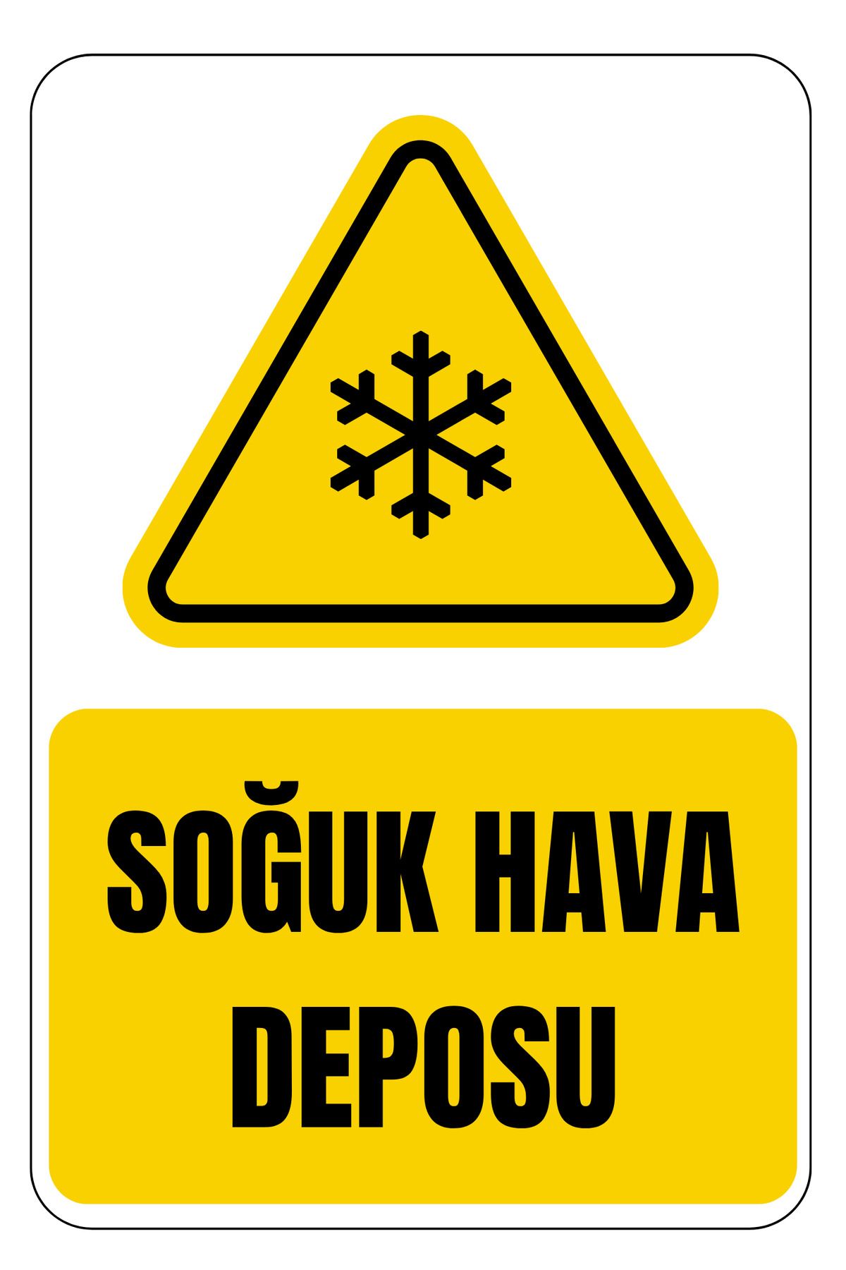 Girl Power 35X50 Soğuk Hava Deposu 3 mm Dekota Üzerine Folyo Baskı Uyarı Levhası