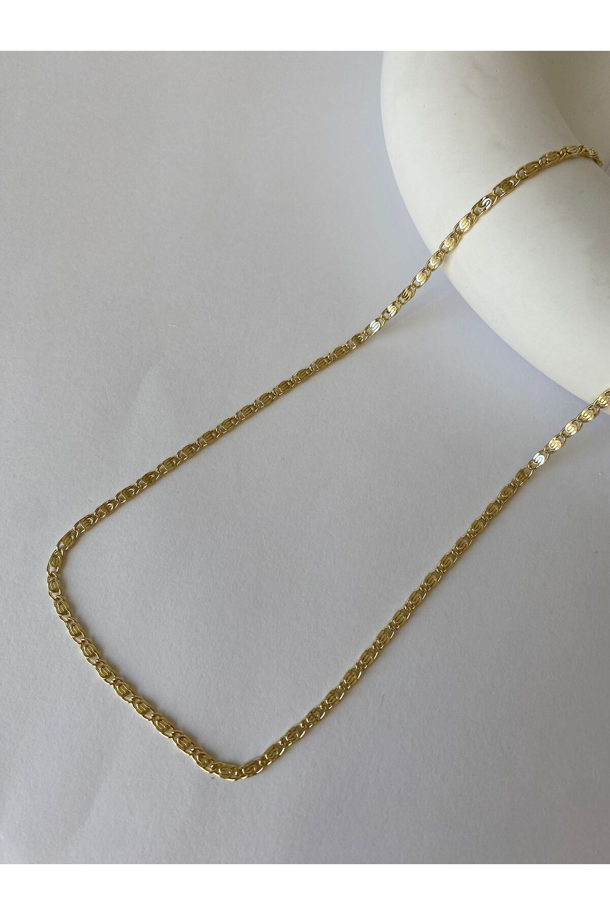 marsel aksesuar Xuping Valentin 14K Zincir Gold Kolye 50 cm