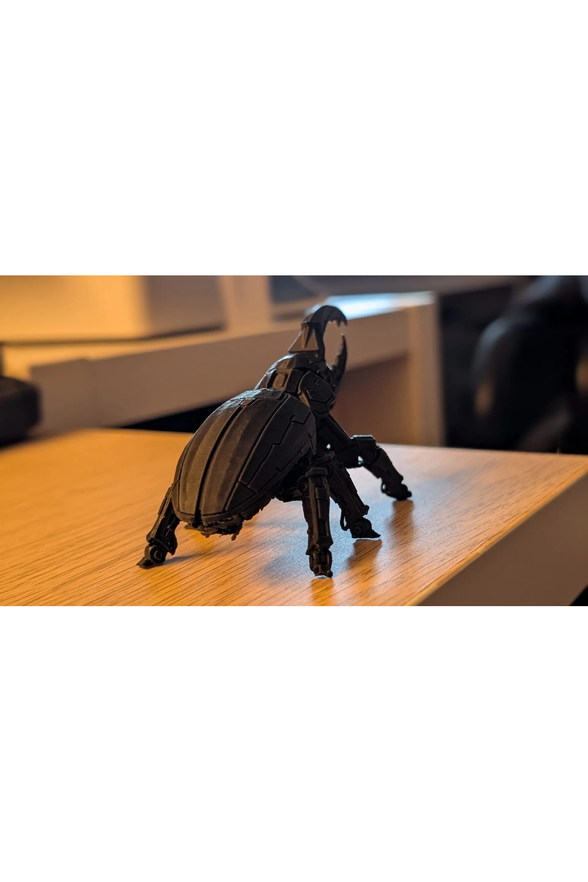 Legendary Robotic Hercules Hercules Beetle 10 cm – Personalized Named, Realistic Collectible Figure
