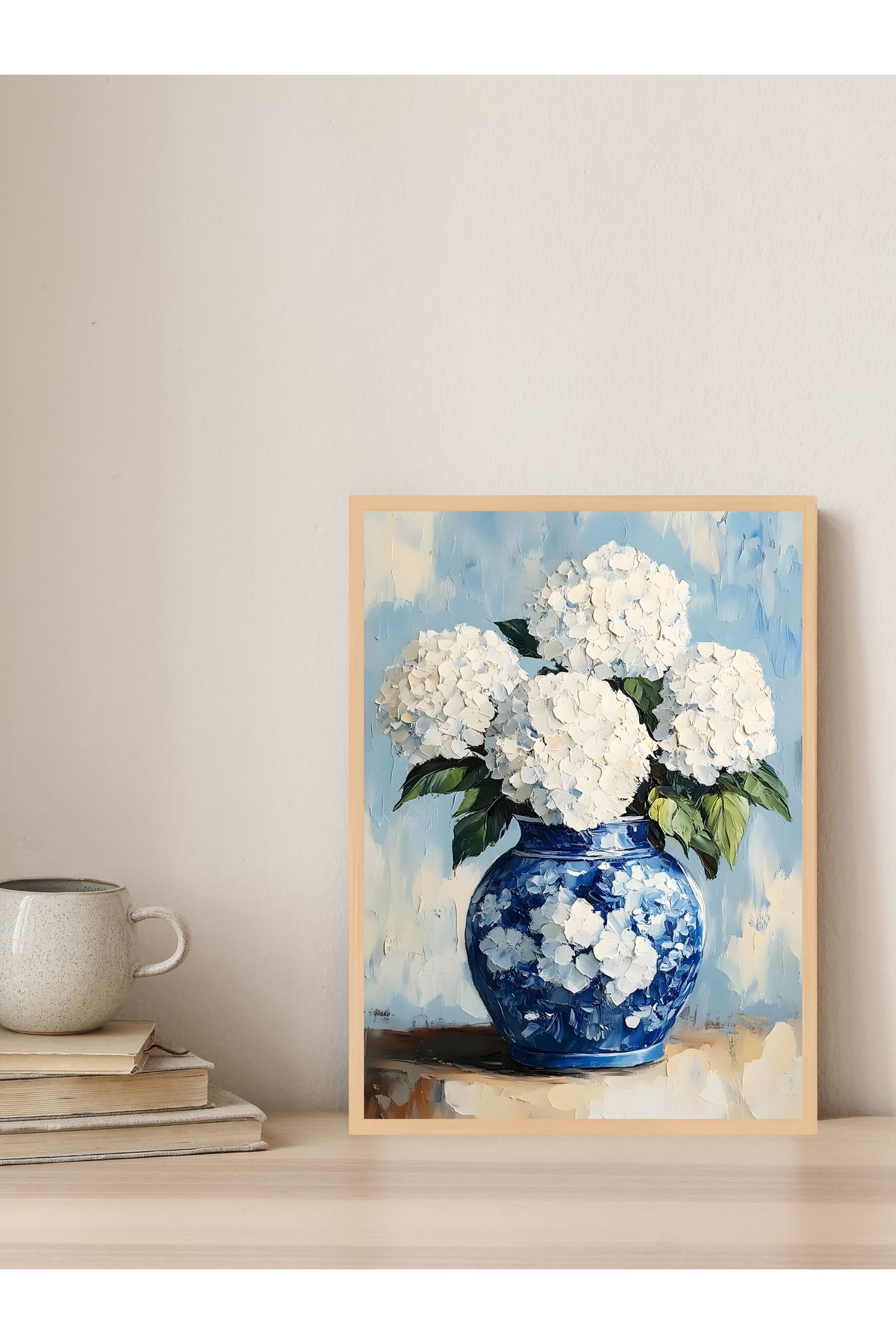 Tuba Decor Tek parça Ahşap Çerçeve Görünümlü MDF Tablo