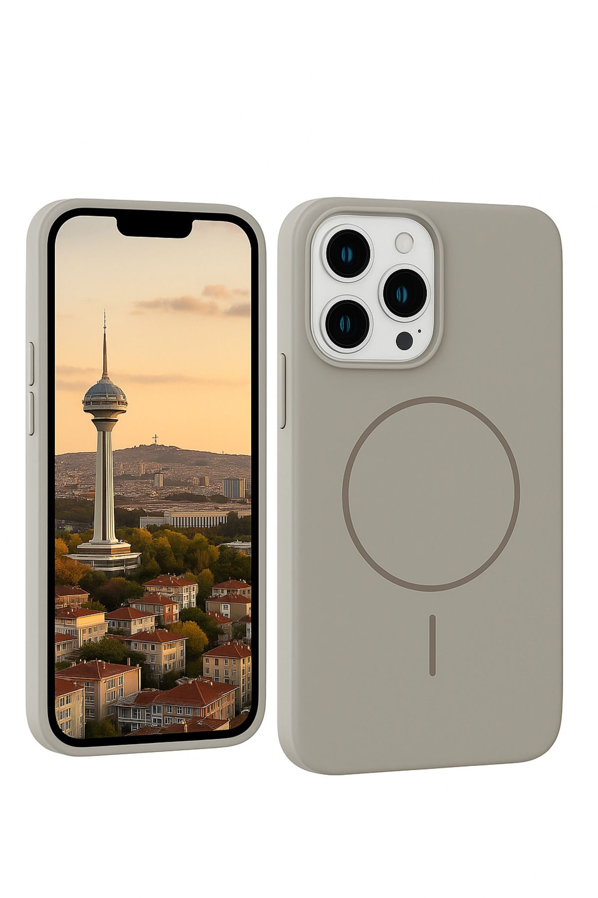 Peeq iPhone 16 Pro Max MagSnap Silikon Magsafe Premium Ultra Hafif Kapak