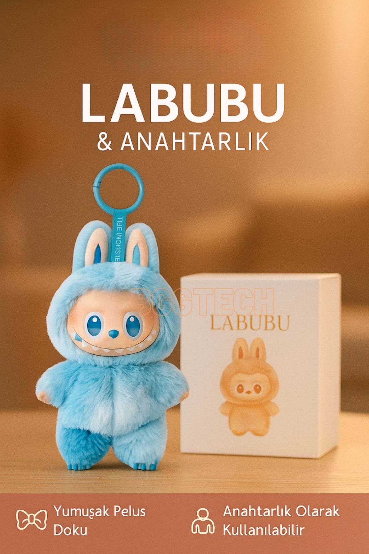 BGGTech Labubu Oyuncak Peluş & Anahtarlık Tasarım Modeli