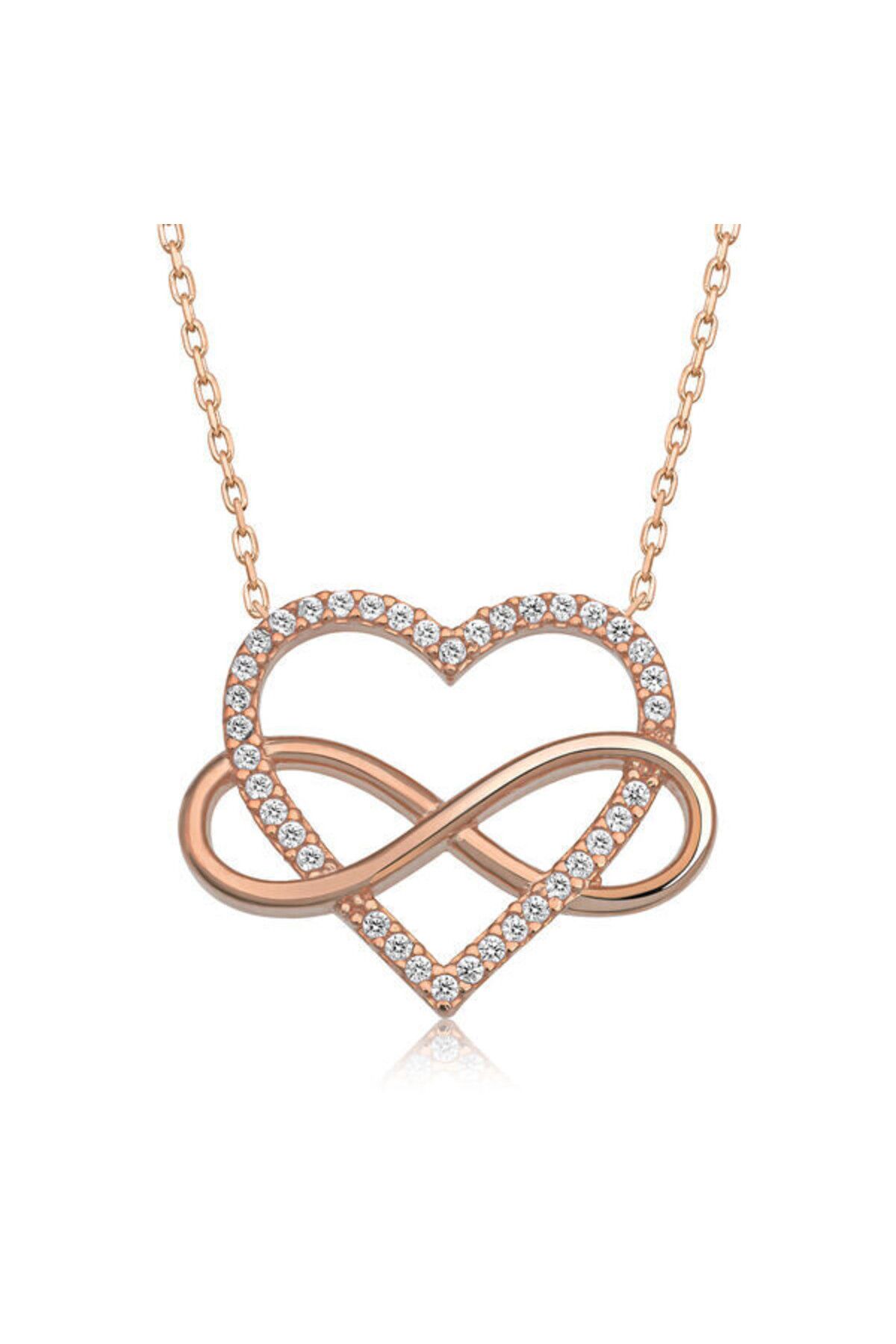 shop Rose Kalpli 925 Ayar Gümüş Kolye