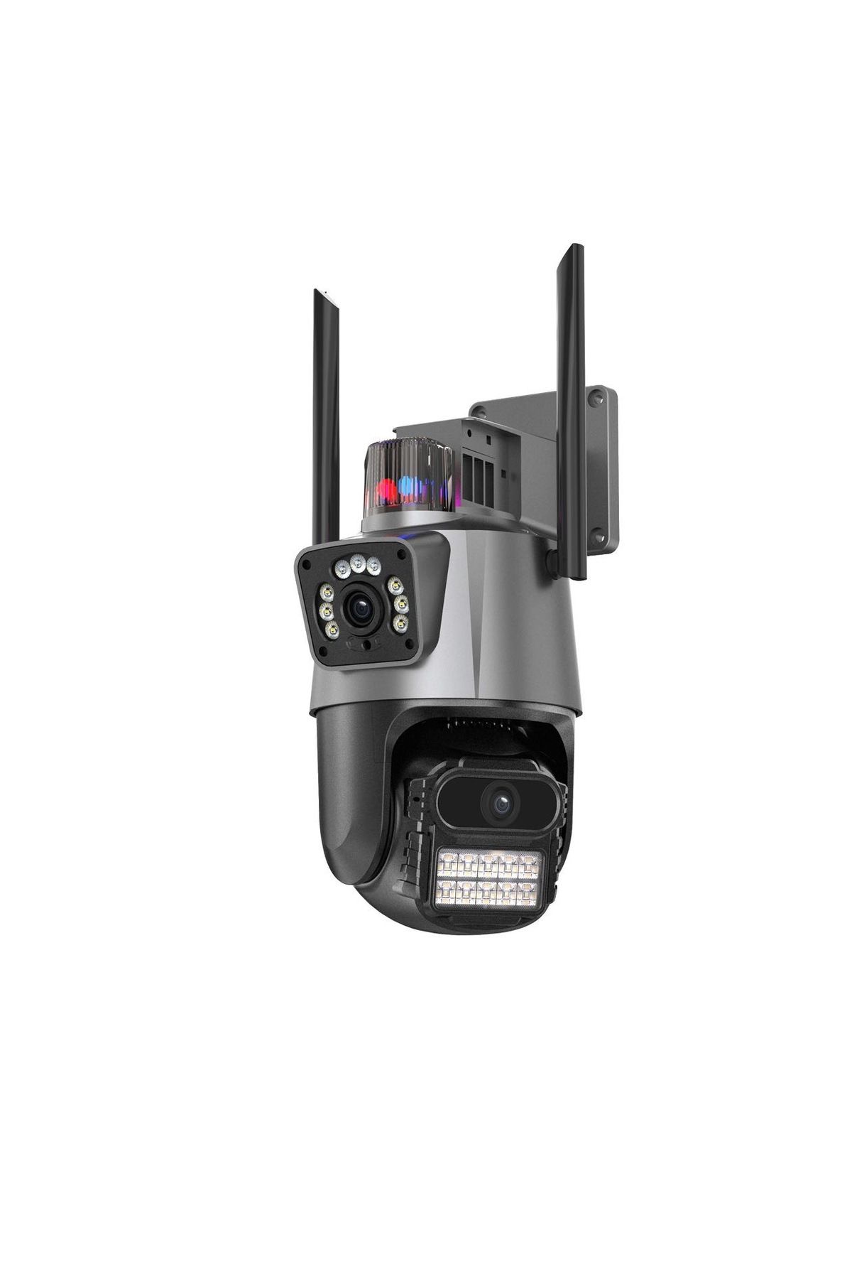 Pulnix WİFİ PTZ KAMERA 6 MEGAPİXCEL ULTRA HD ÇİFT KAMERALI DIŞMCEPHE KABLOSUZ KAMERA