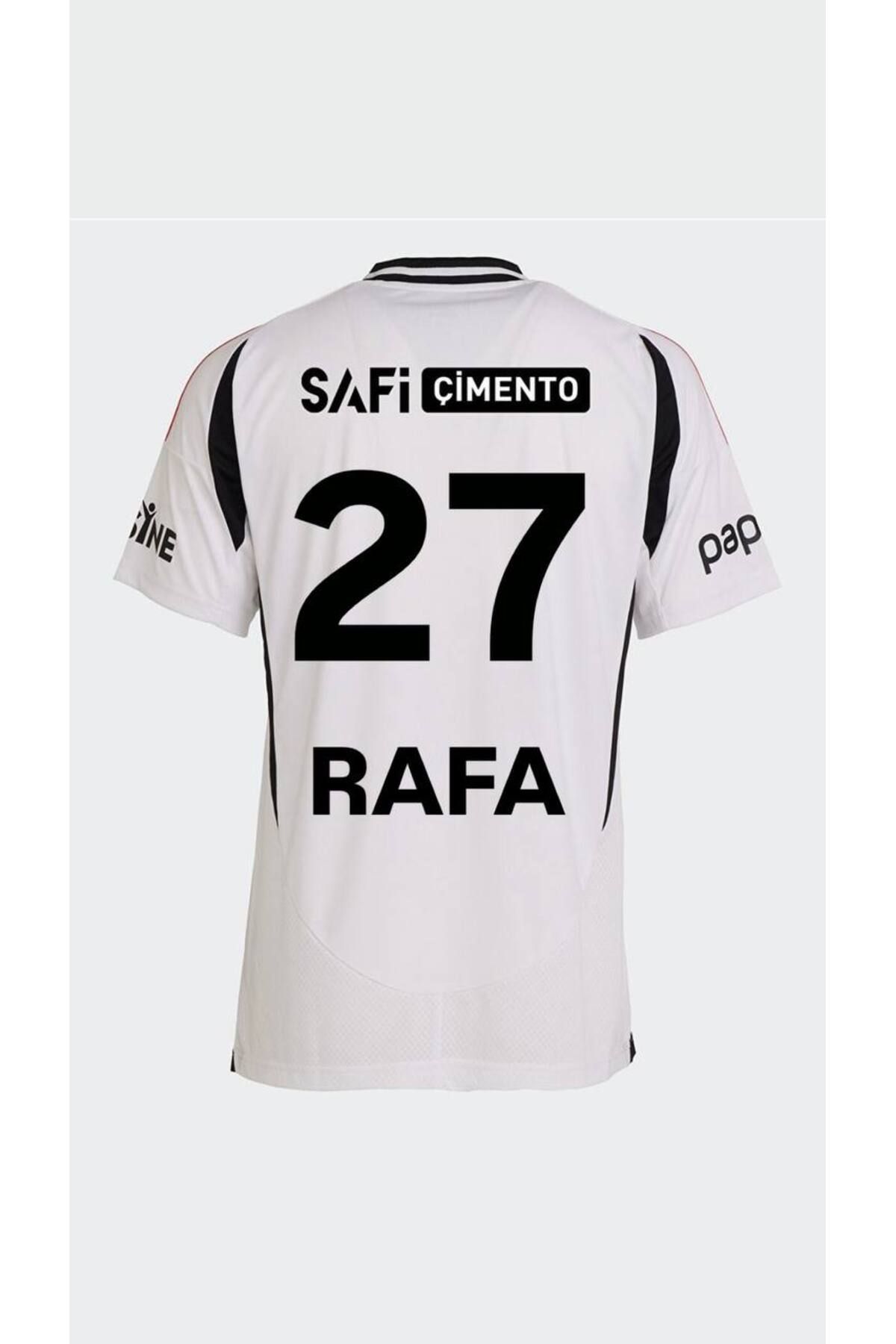 Alaturka Mix Beşiktâş' 2025 ./RAFA' SİLVA' 27 Yeni Sezon Alternatif Beyaz Harita Desenli Yetişkin Forması