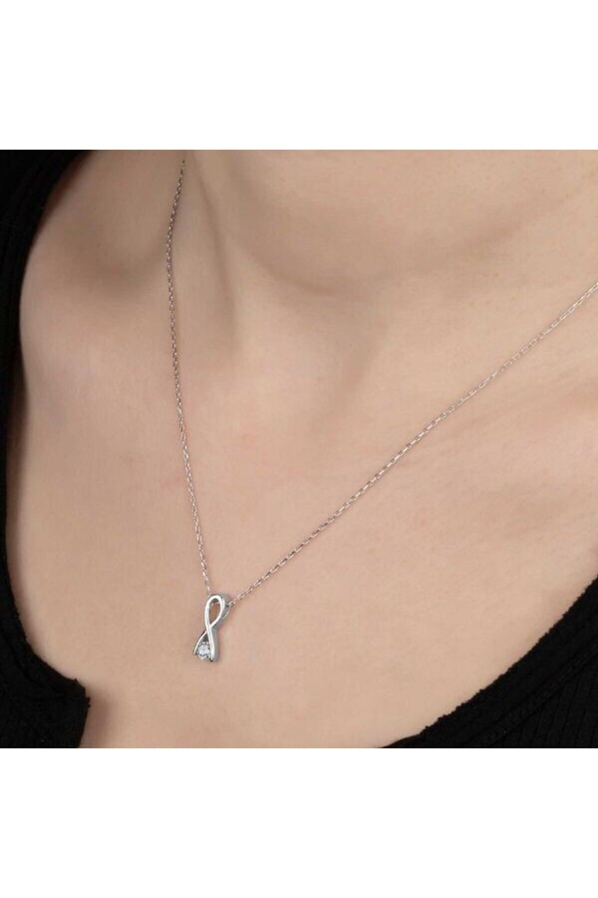 shop TaşlıSonsuzluk 925 Ayar Gümüş Kolye