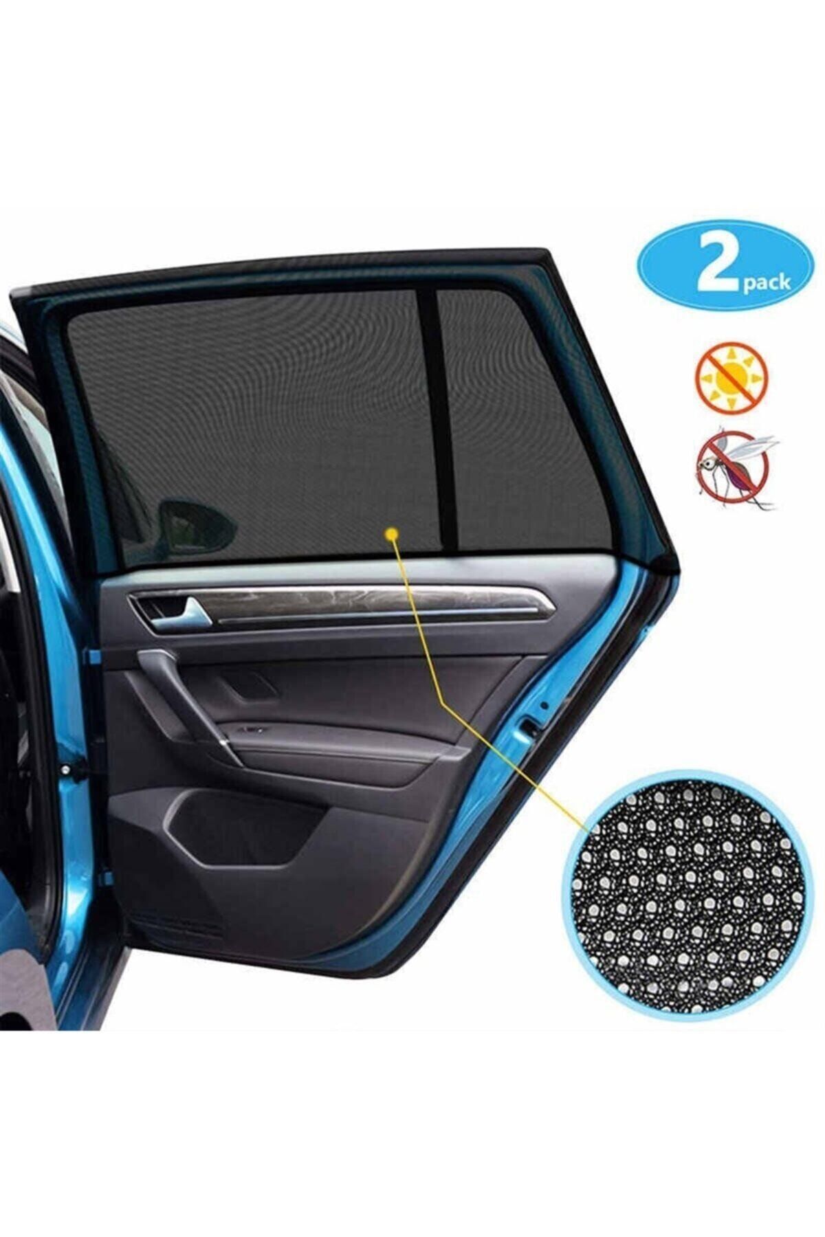 teknotrust Araba Yan Cam Güneşlik Araç Oto Sineklik Otombil Yan Cam Güneşlik 2'li