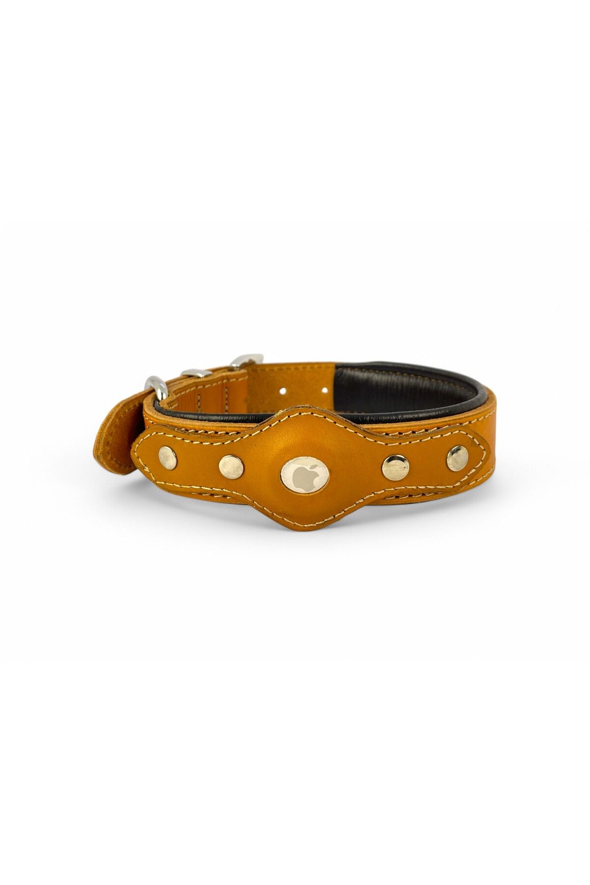 Canini Collar Hakiki Klasik Deri AirTag Uyumlu Köpek Tasması – Dayanıklı, Konforlu ve Şık Tasarım