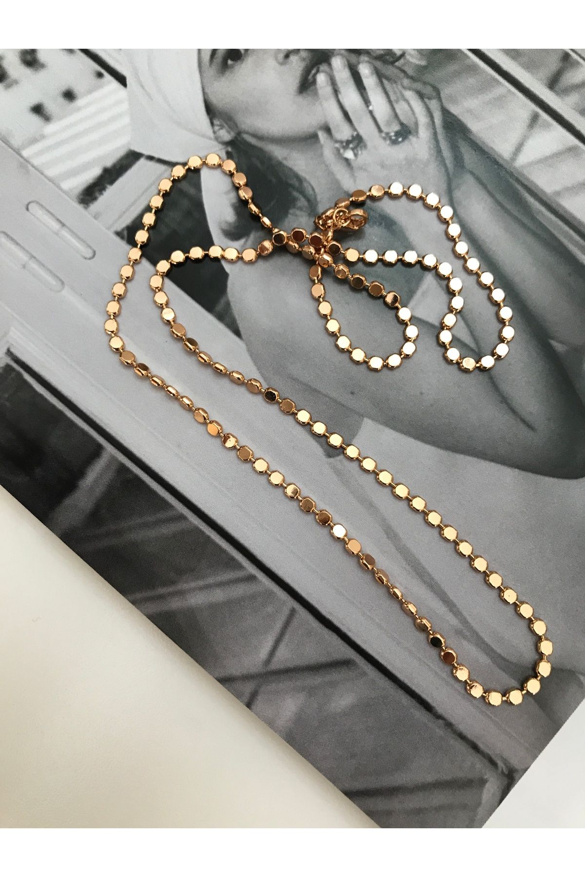 XUPİNGS JEWELRY Trend Ezme Zincir 18 Ayar Rengi Vip Xuping Kolye
