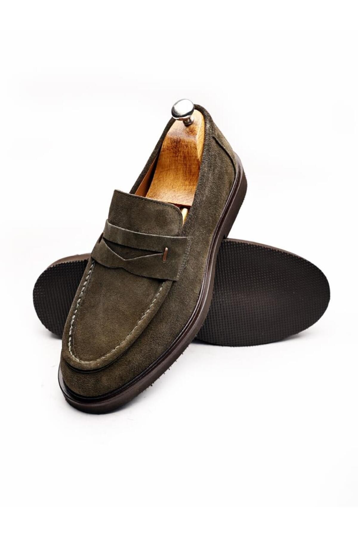 İBAY KHAKI SUEDE TYLOR HAKİKİ DERİ ERKEK AYAKKABI