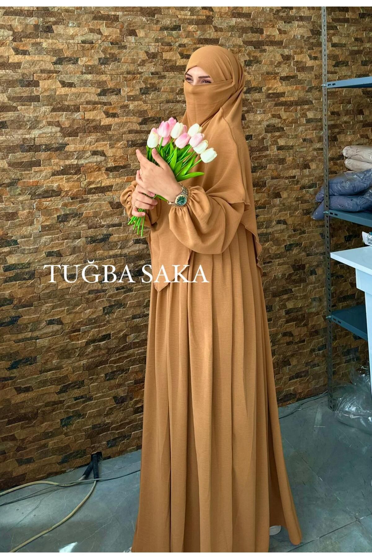Hijab ELBİSE - SUFLE AYROBİN KUMAŞ TAKIM