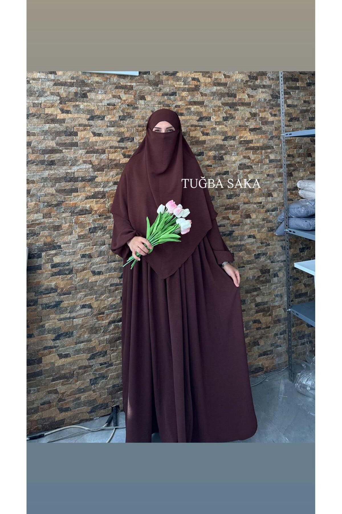Hijab ELBİSE - SUFLE AYROBİN KUMAŞ TAKIM
