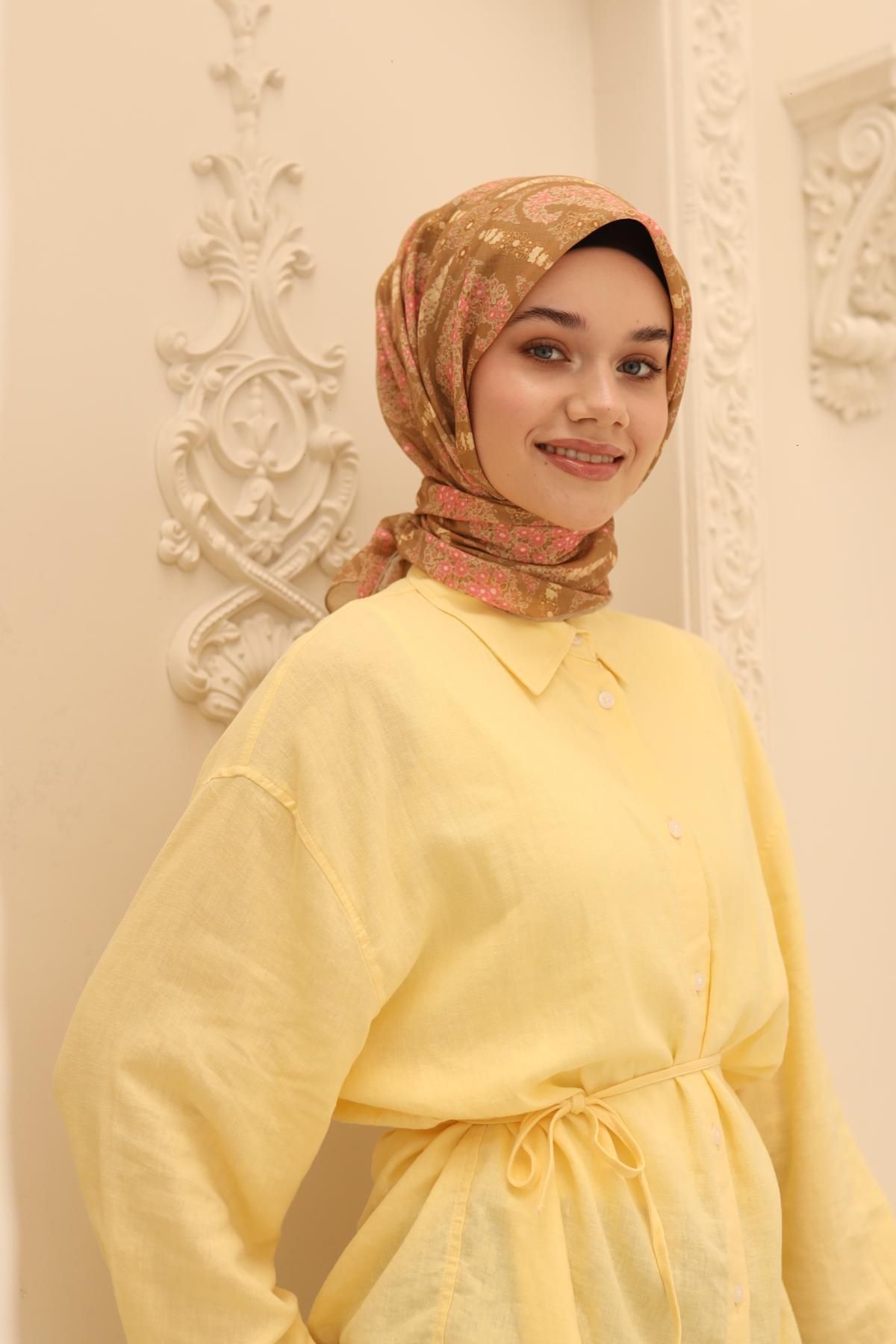 Silk Home 15 Silk Home Minik Desenler Soft Eşarp
