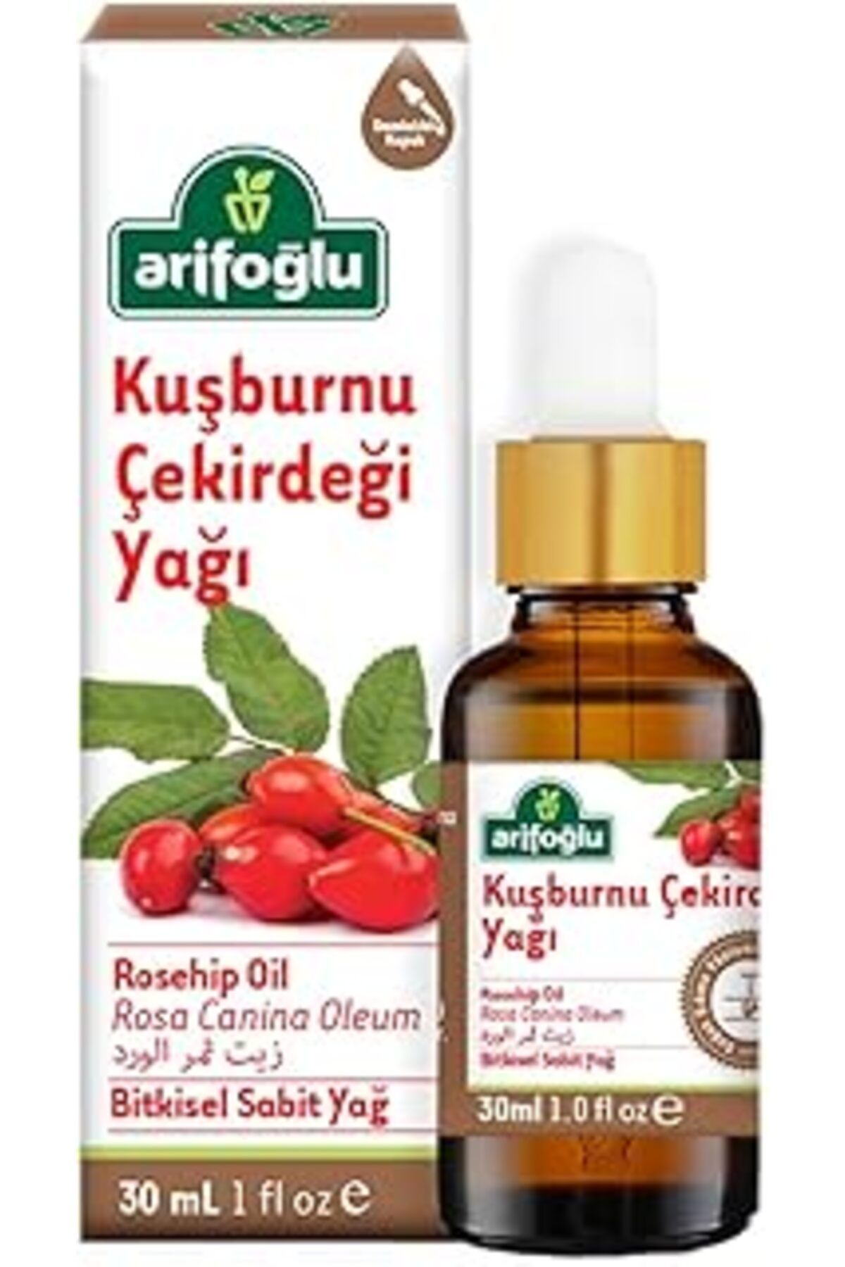 ASİTAN Kuşburnu Yağı 30 Ml Cilt Ve Yüz Yağı/Soğuk Sıkım Kuşburnu Çekirdeği Yağı