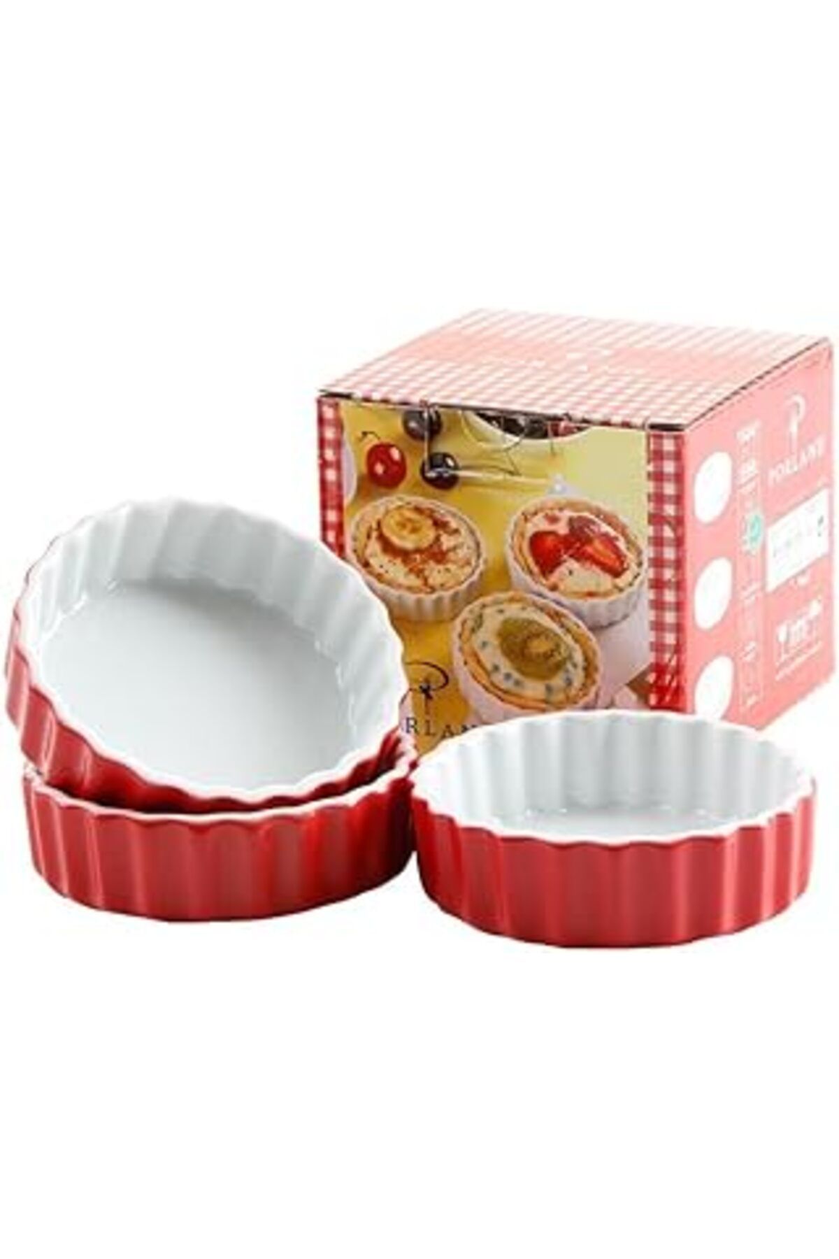 Mu Art Ahşap 04a P013932 Folksy Turta Ve Kiş Kalıpları, Porselen
