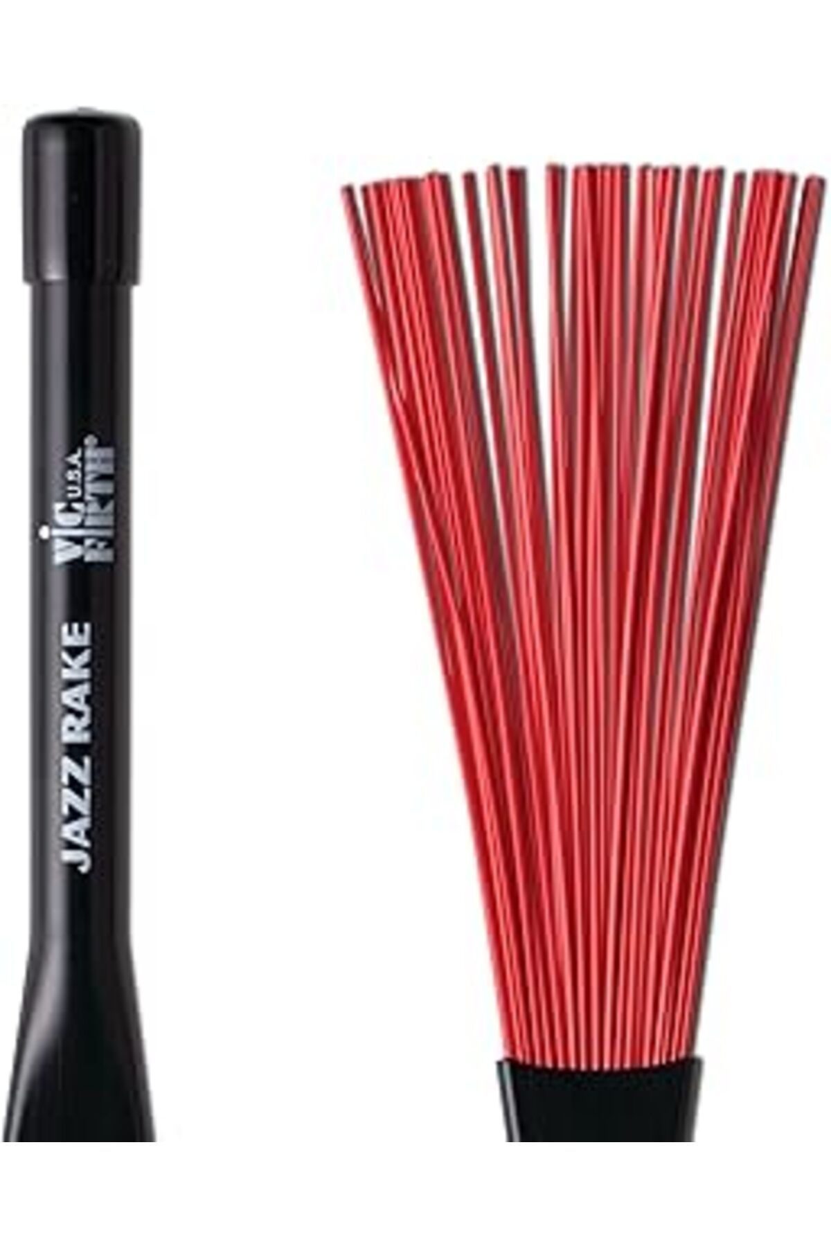 Qedii Vic Firth Baget Fırça(Çift) Jazz Rake (Plastik), Çap: 0.605"
