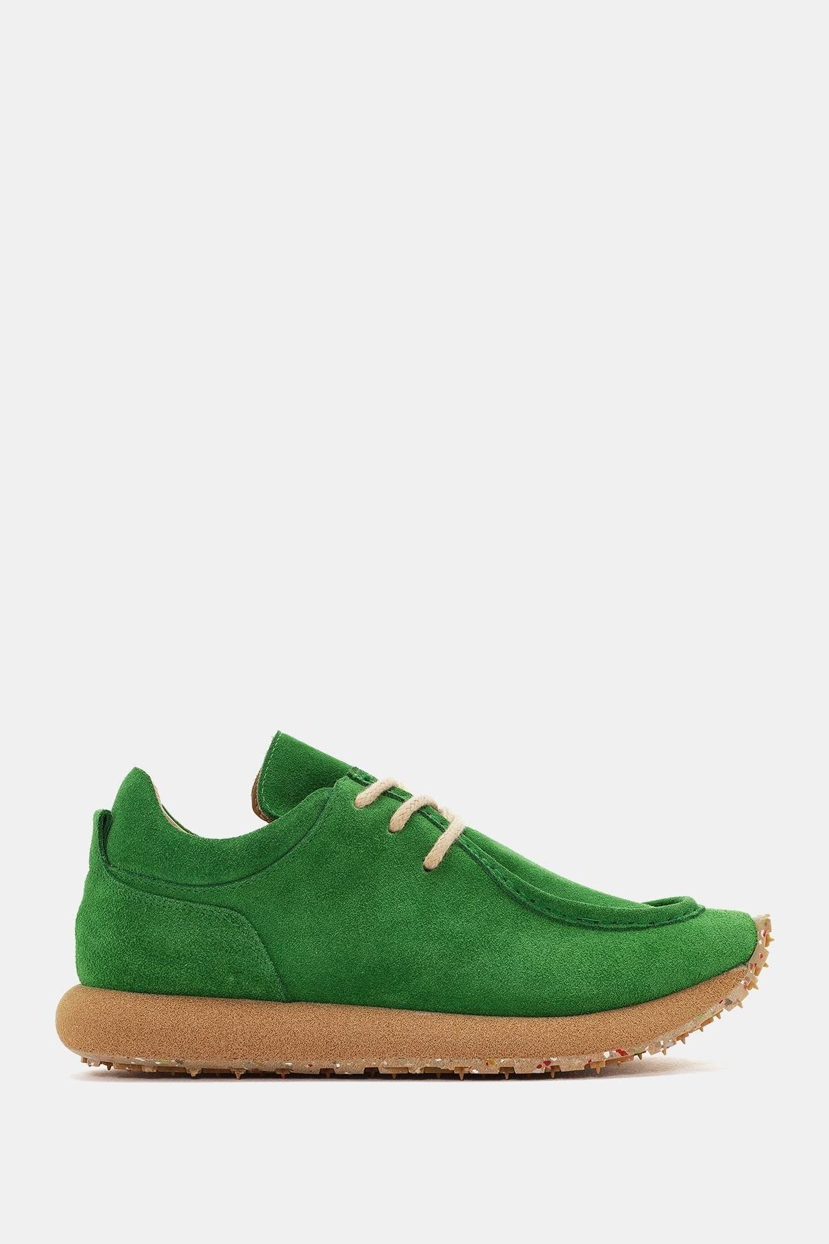 Bestyle Emporia Kadın Yeşil Gerçek Süet Deri Sneaker