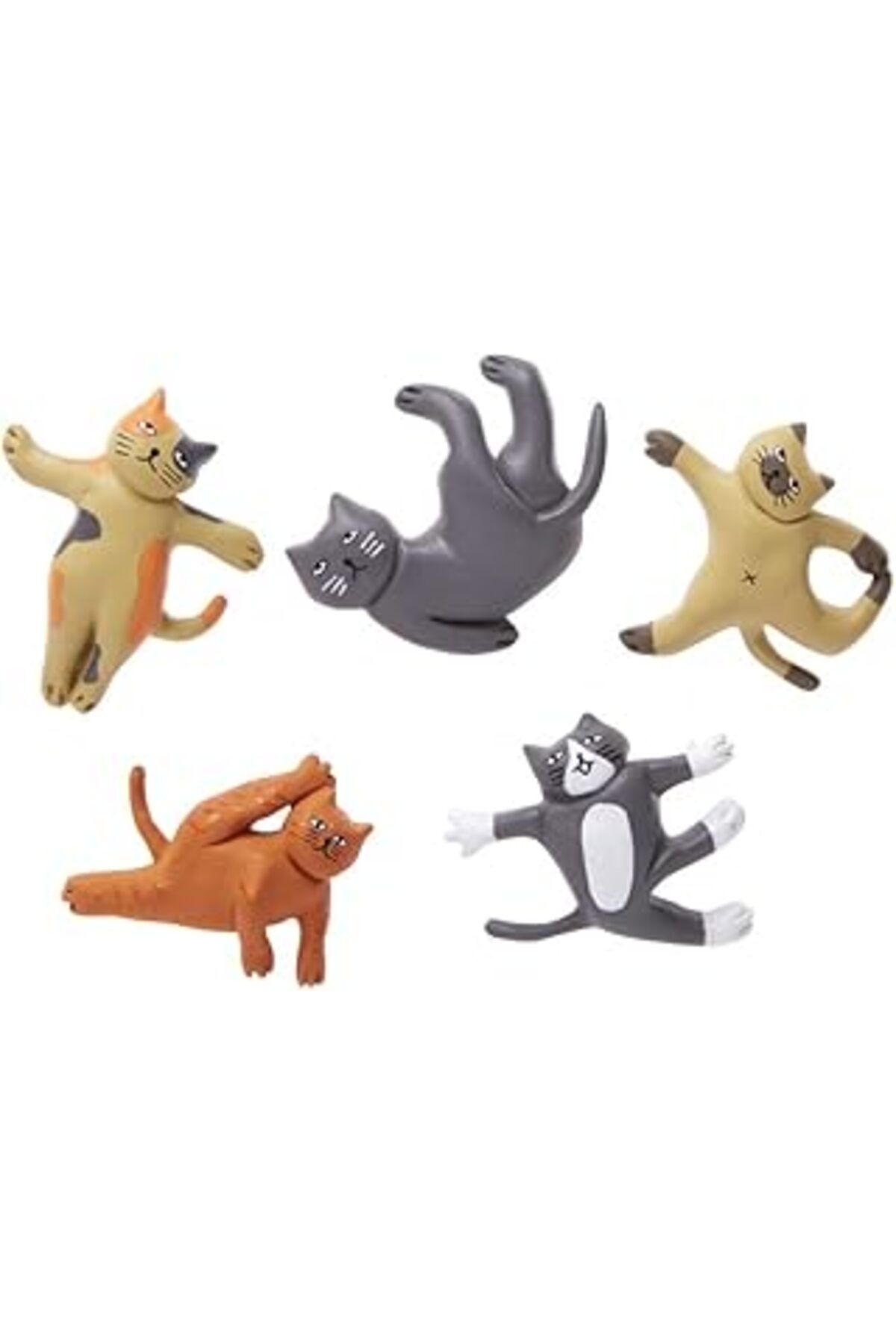 Qedii Kikkerland Kedi Yoga Magnet Set