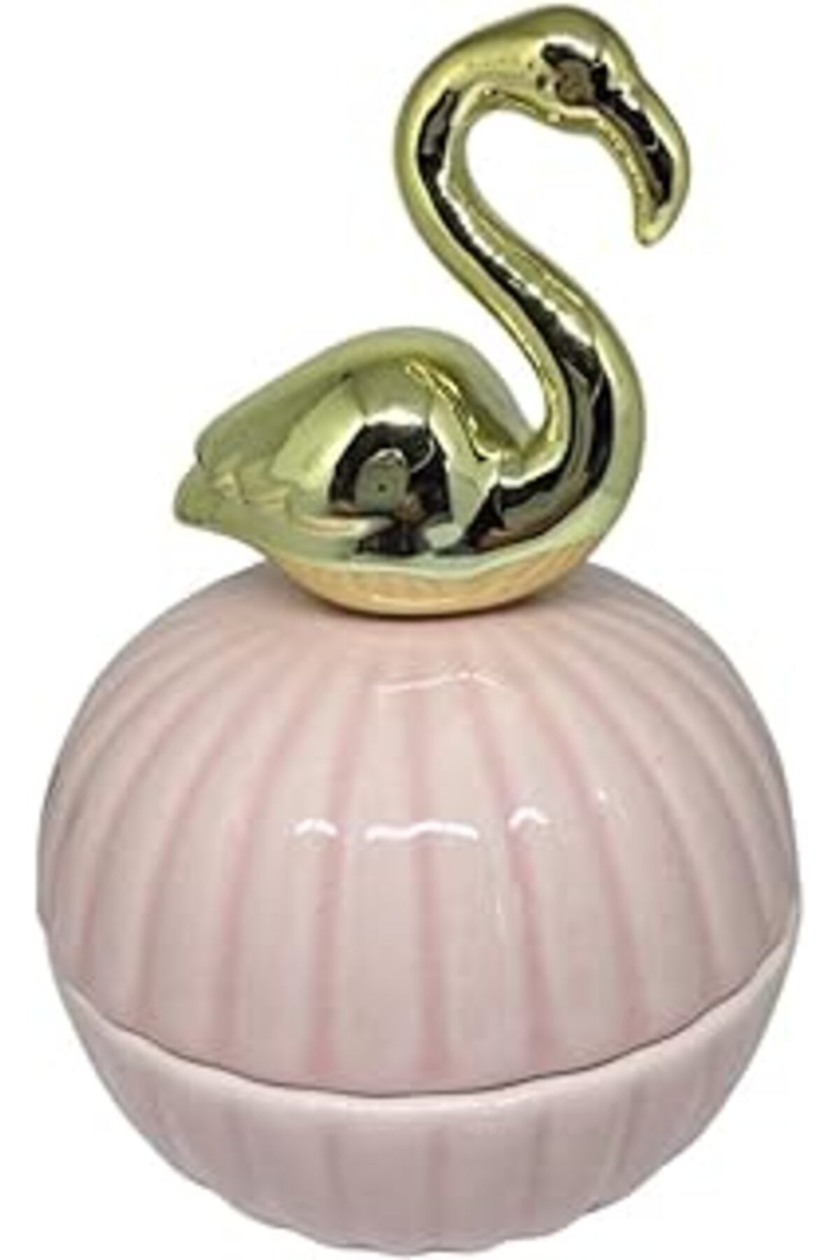 Mu Art Ahşap Seramik Mini Kapaklı Lokumluk Pembe