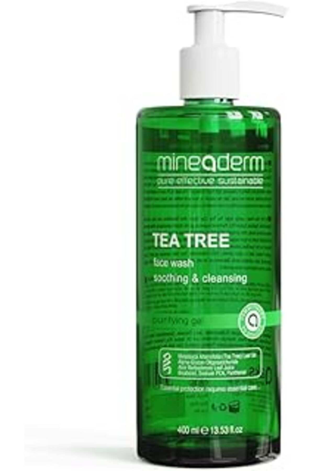 Mu Art Ahşap Mineaderm Akne Karşıtı Ve Sebum Düzenleyici Temizleme Jeli/Tea Tree Face Wash 400Ml
