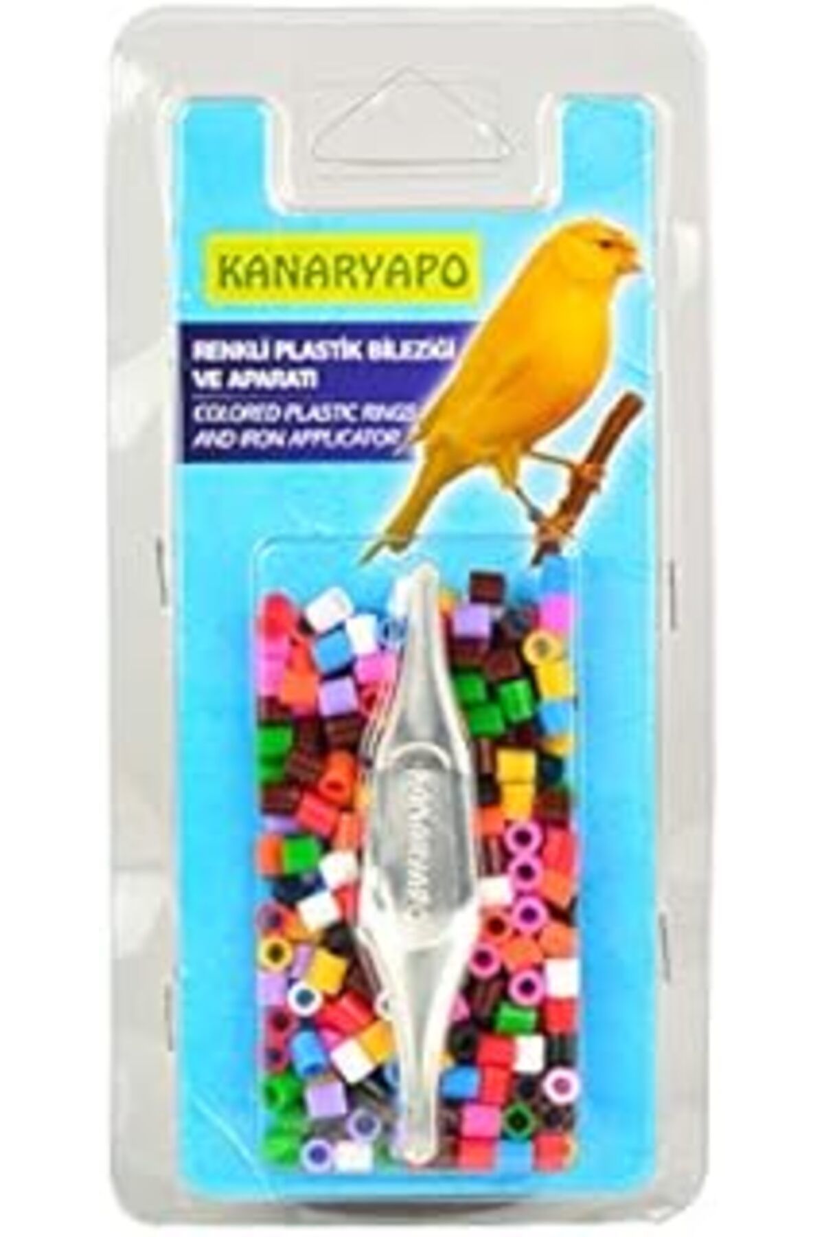Mu Art Ahşap Kanaryapo Renkli Kanarya Bileziği